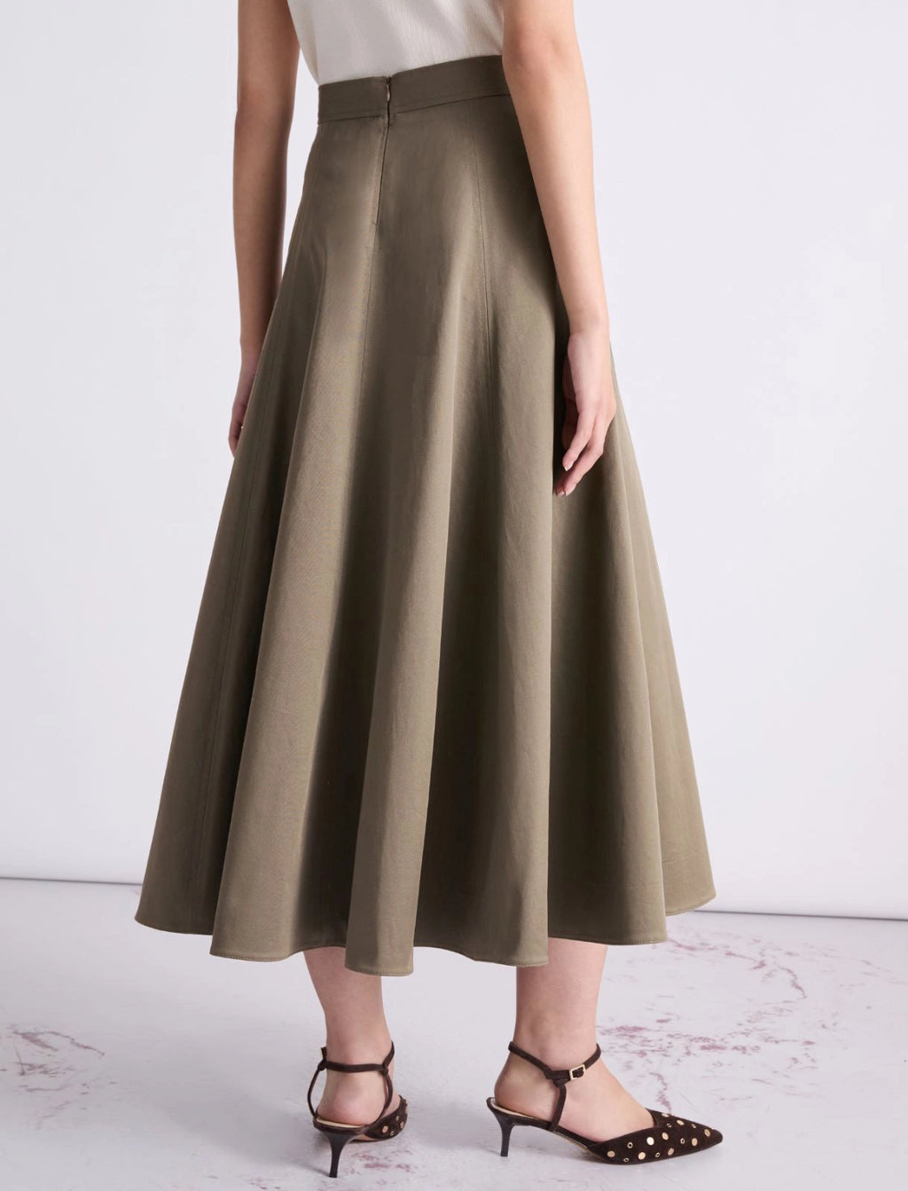 Marella Gonna midi a ruota con tasche MLIForte PE26 Marella