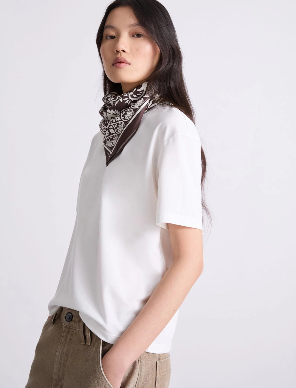 Marella Accessori Foulard in seta stampato MLISatira PE26 Marella