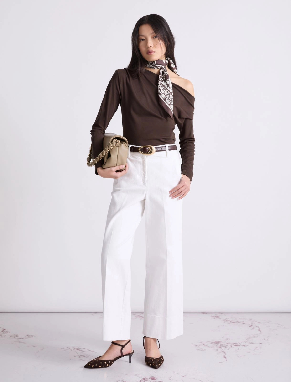 Marella T-shirt con scollo asimmetrico MLIUnno PE26 Marella