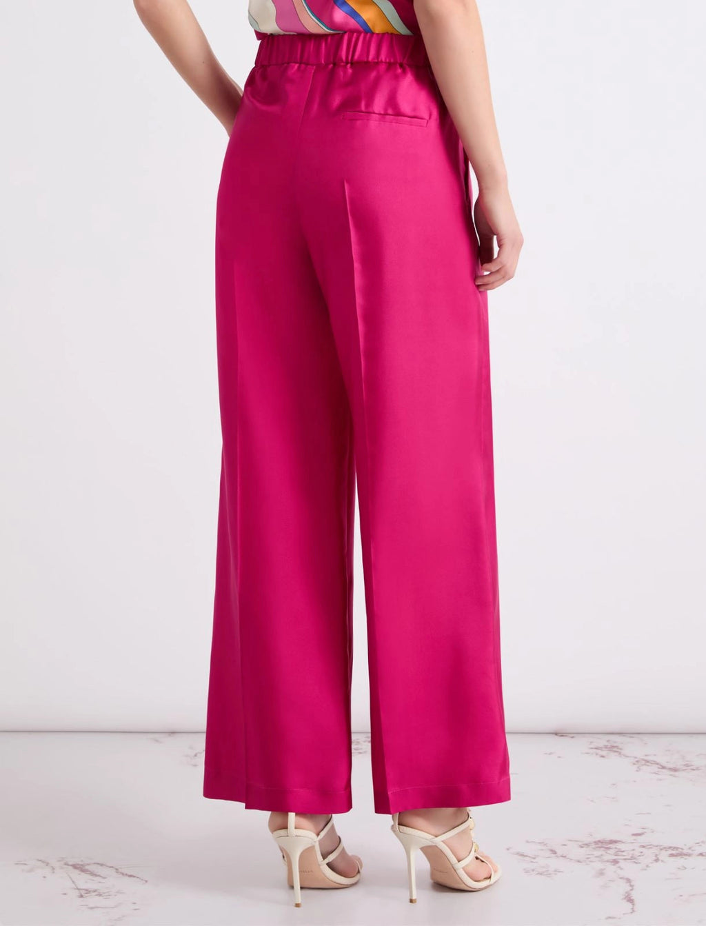 Marella Pantalone in twill di seta MLLAriete PE26 Marella