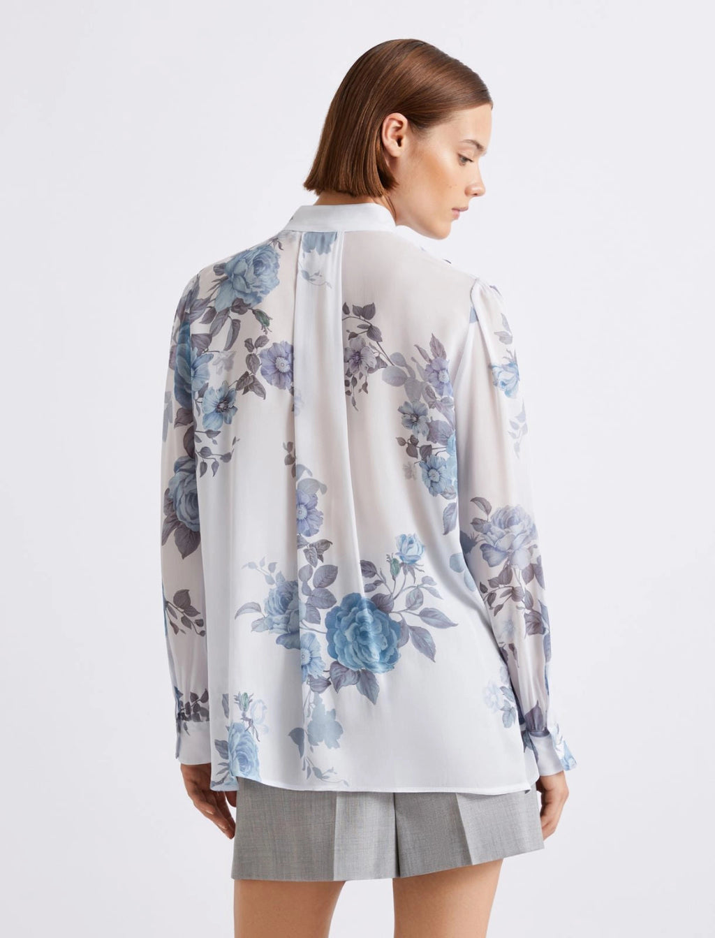 Marella Camicia in georgette con rouche MLLCanapa PE26 Marella