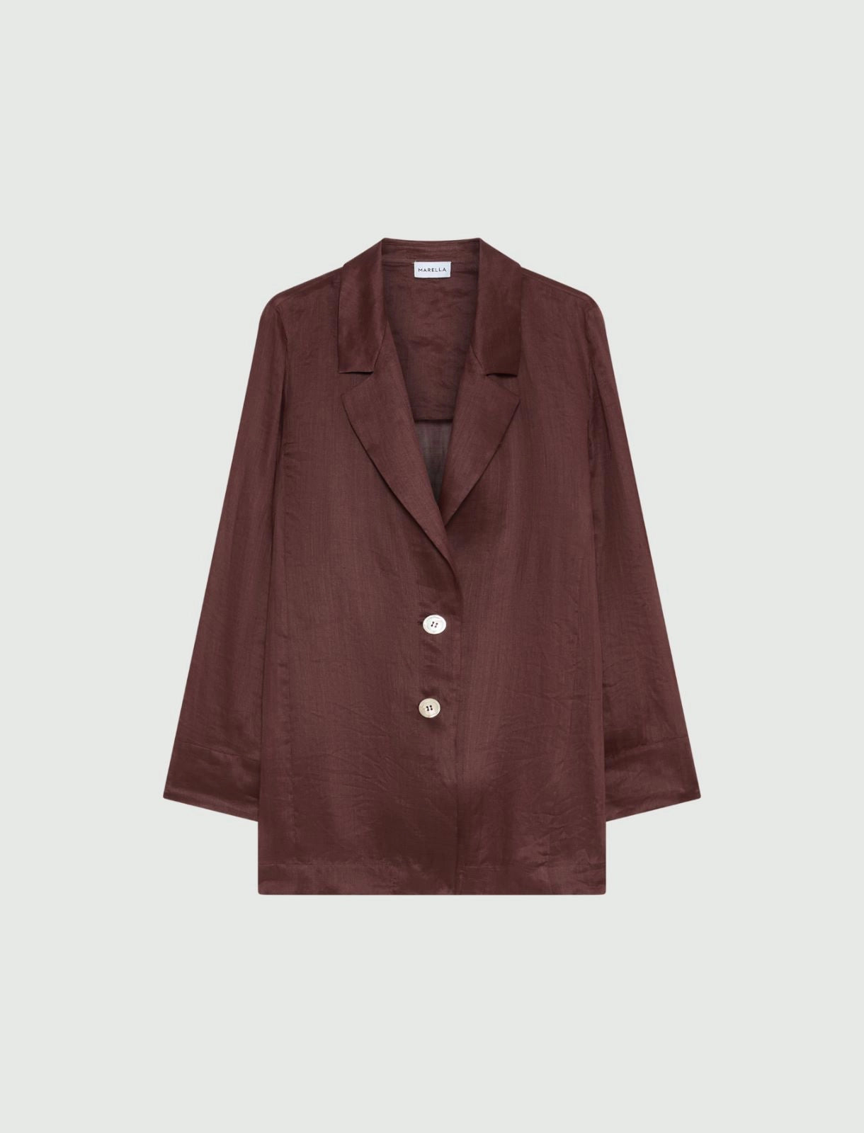 Marella Blazer in ramié monopetto MLLClasse  PE26 Marella