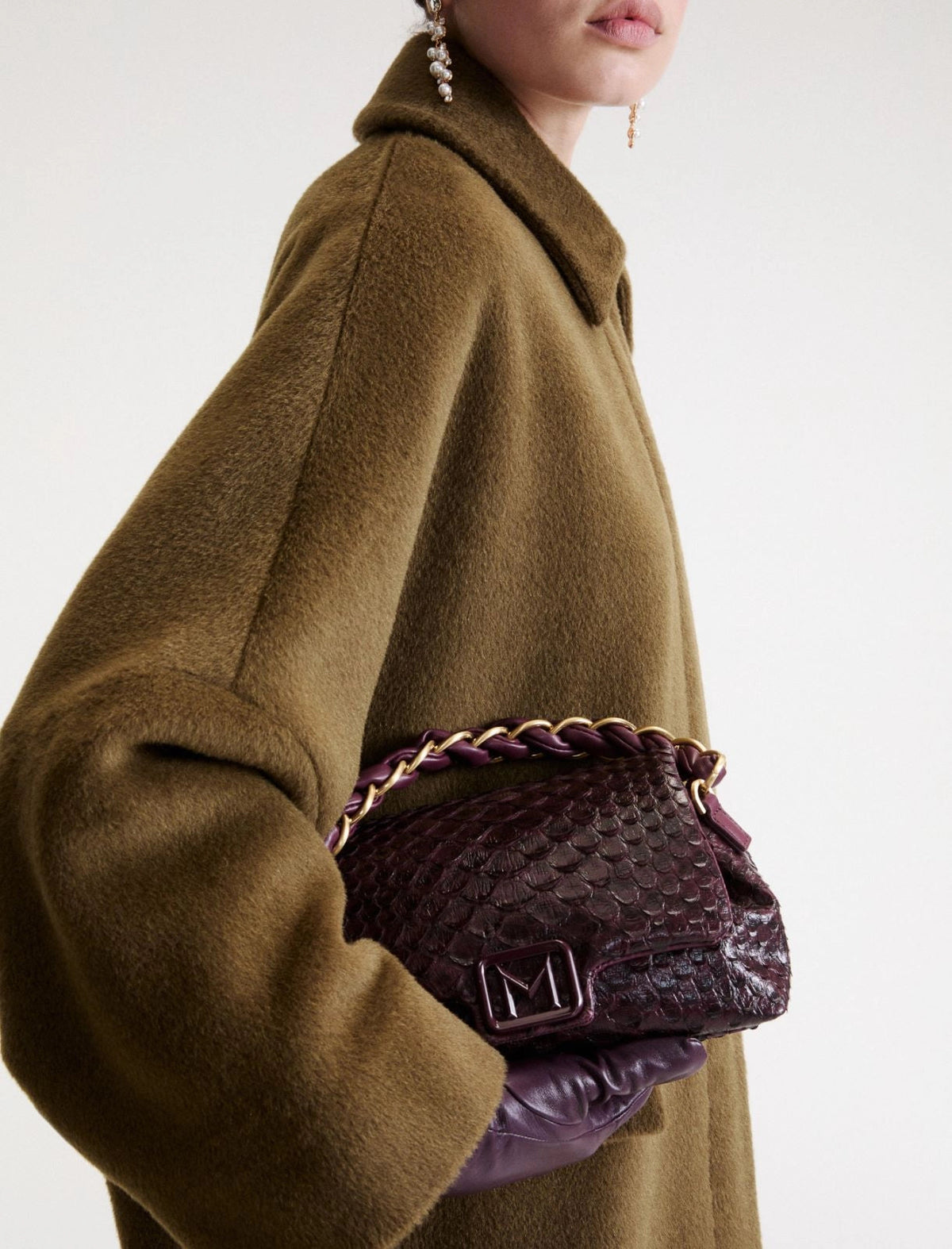 Marella Accessori Borsa Le Muse new small MLLDorico1, mora AI2 Marella Accessori