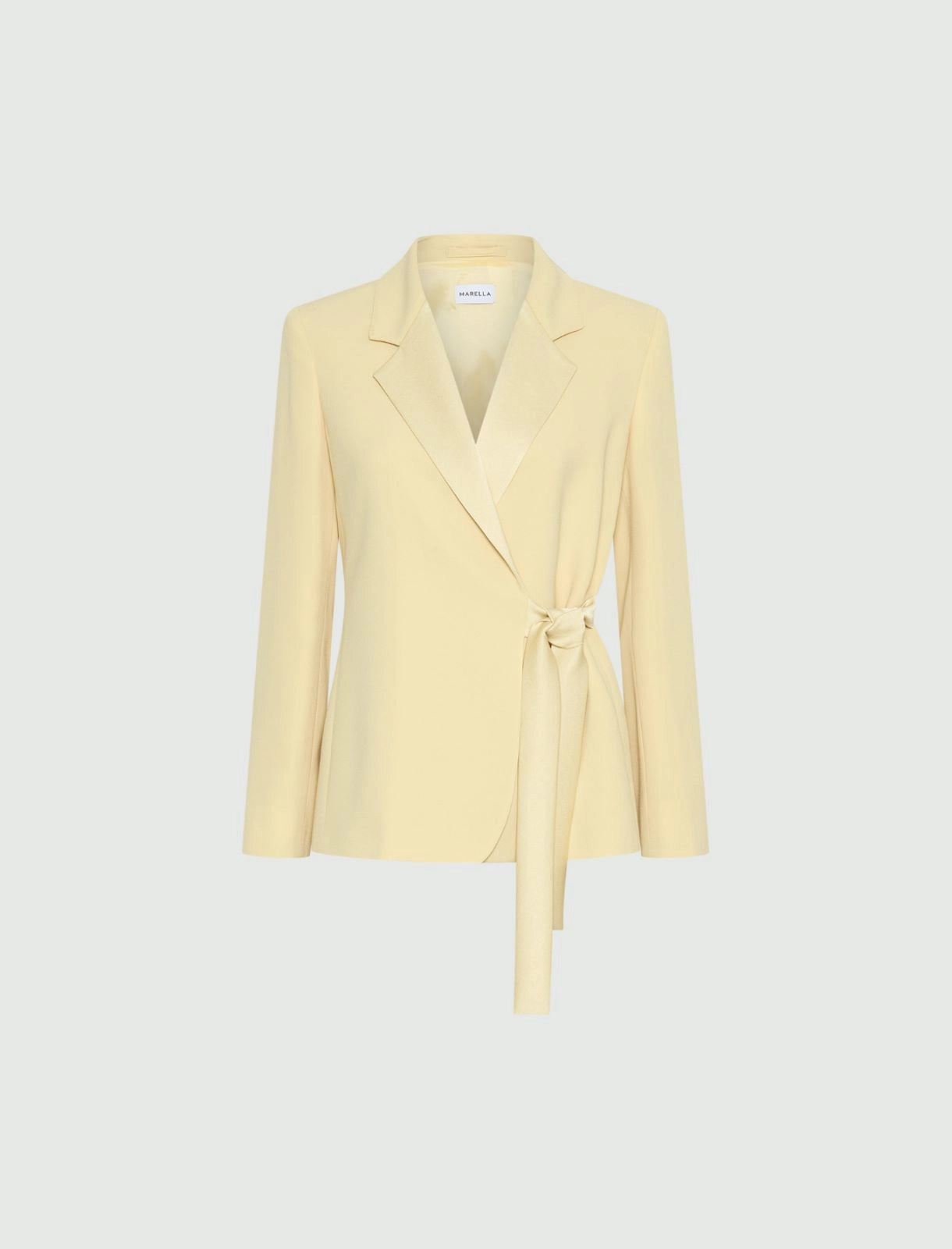 Marella Blazer in envers satin MLLGelada PE26 Marella