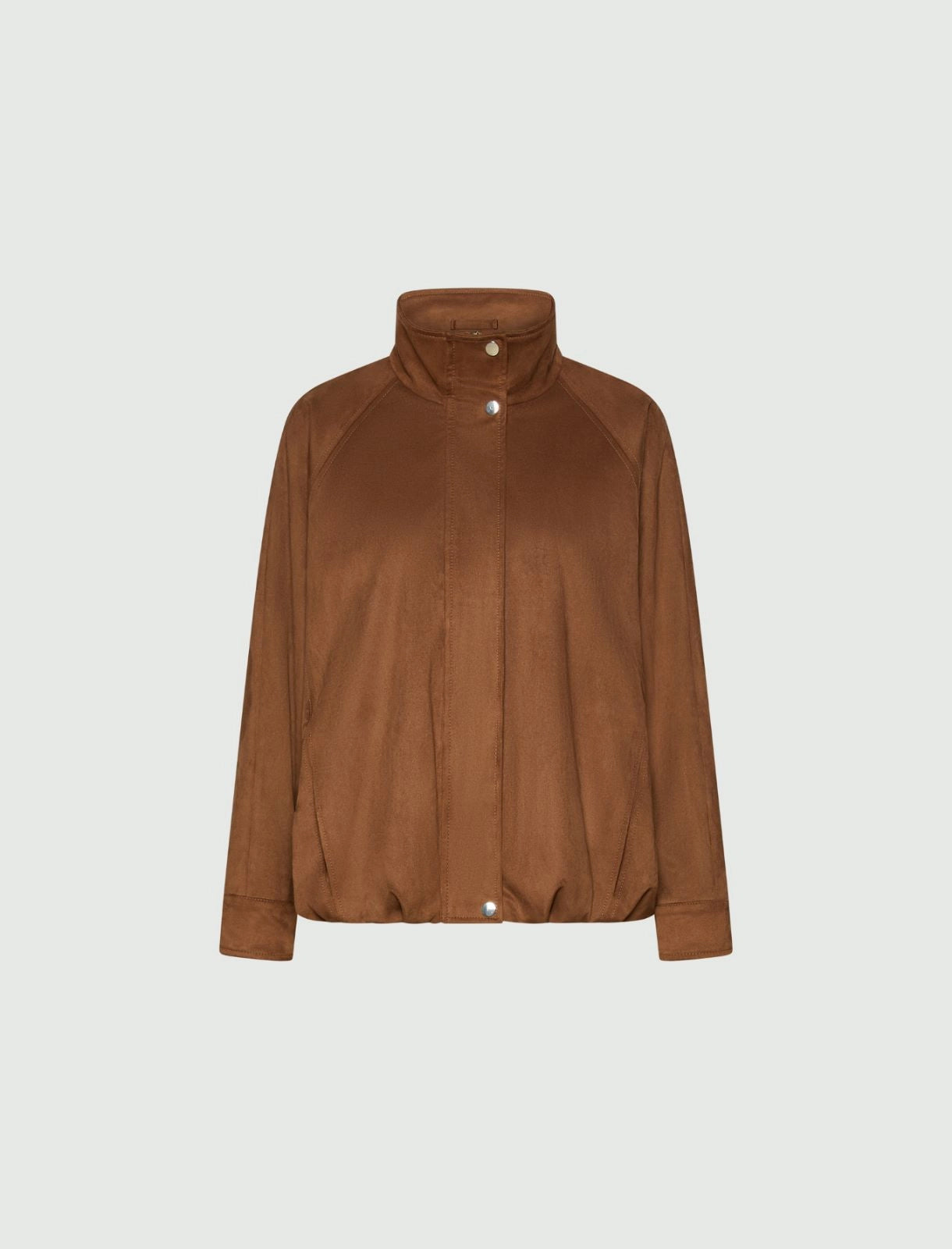 Marella Blouson a collo alto in suede MLLGiubba AI26 Marella