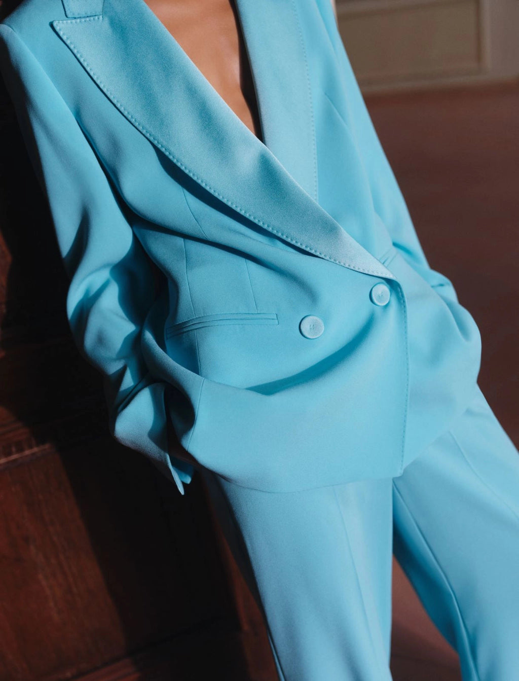 Marella Blazer in envers satin con cintura MLLGiugno PE26 Marella