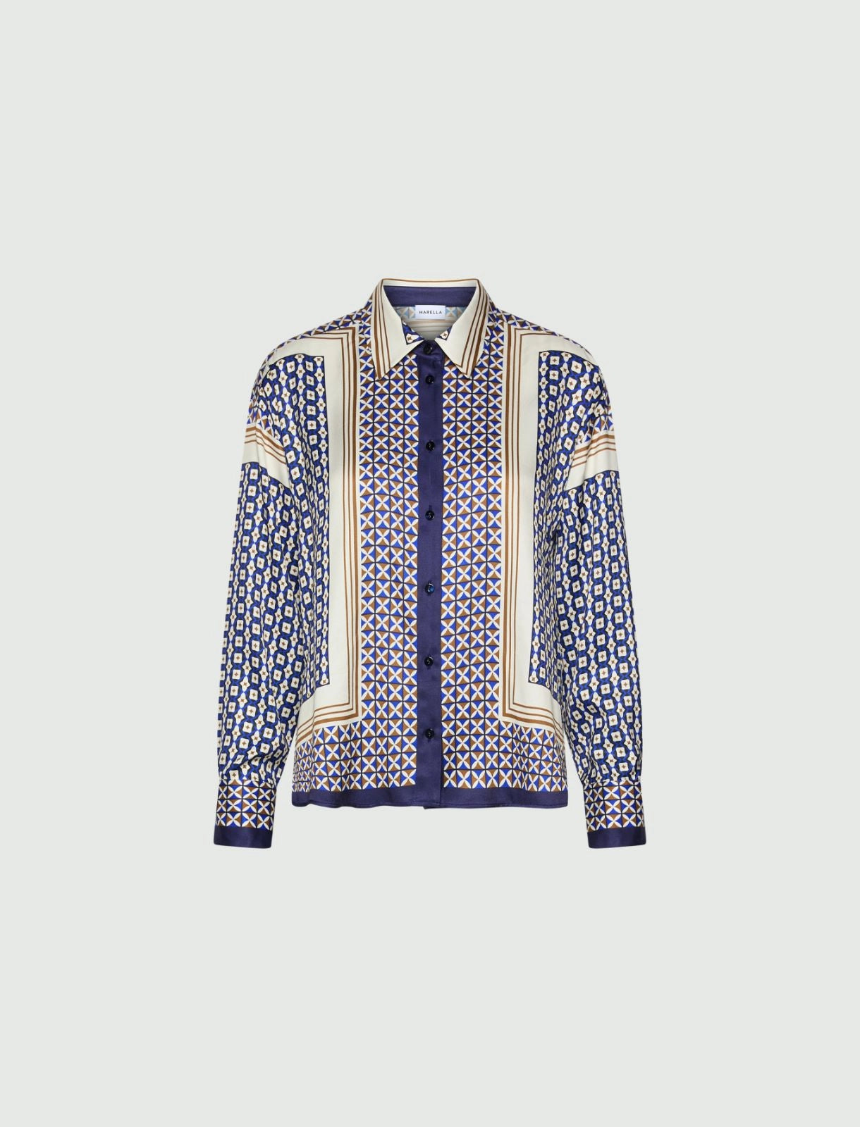 Marella Camicia over in twill di viscosa MLLLicenza AI26 Marella
