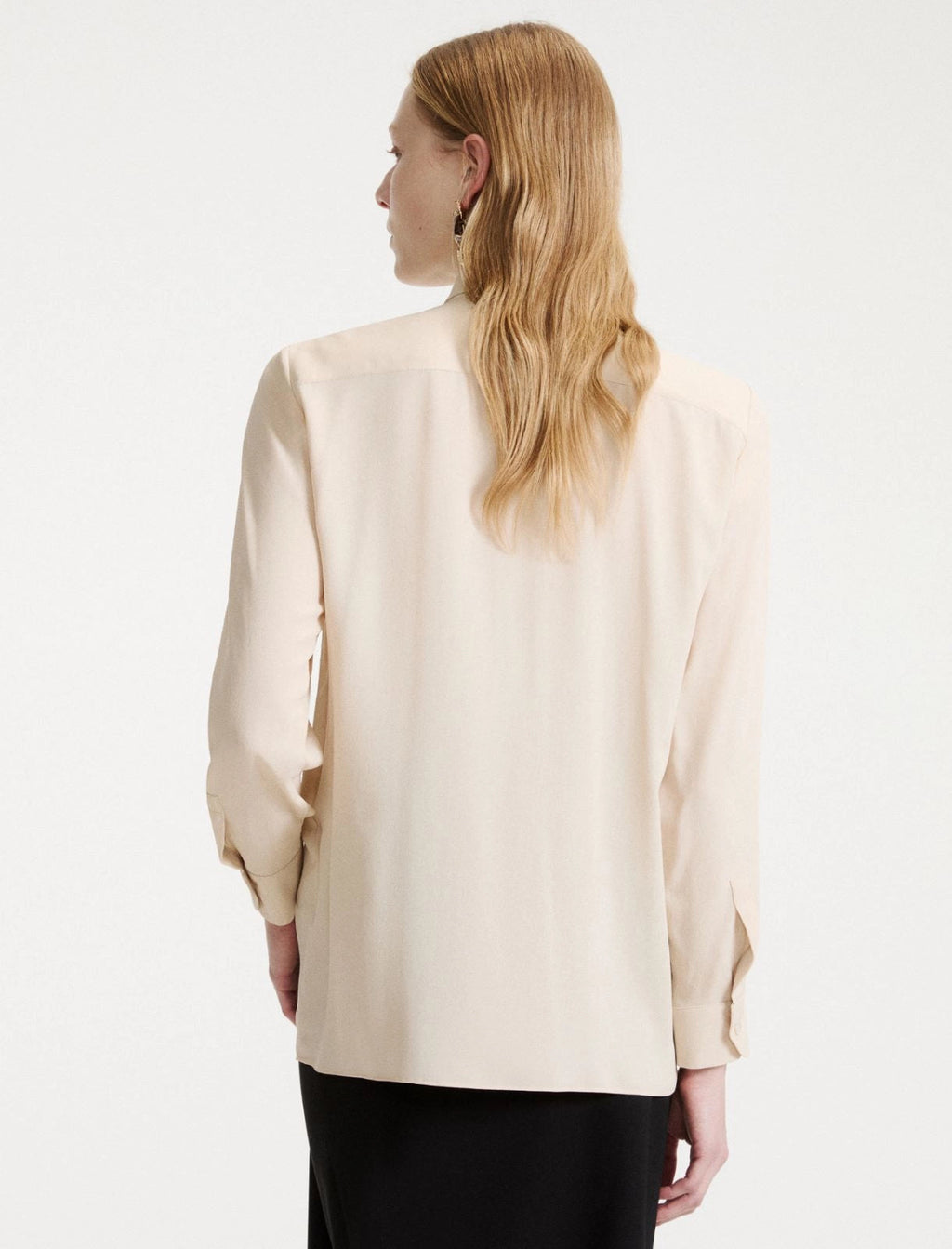 Marella  Camicia in pura seta con sciarpina MllOrca AI26 Marella