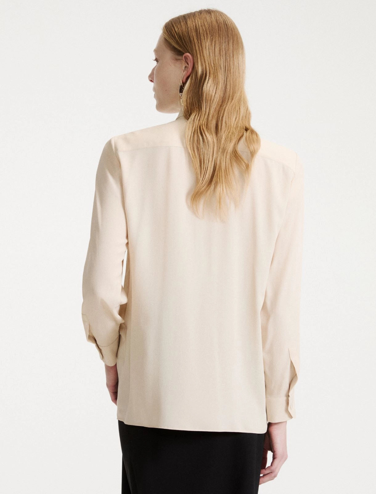Marella  Camicia in pura seta con sciarpina MllOrca AI26 Marella