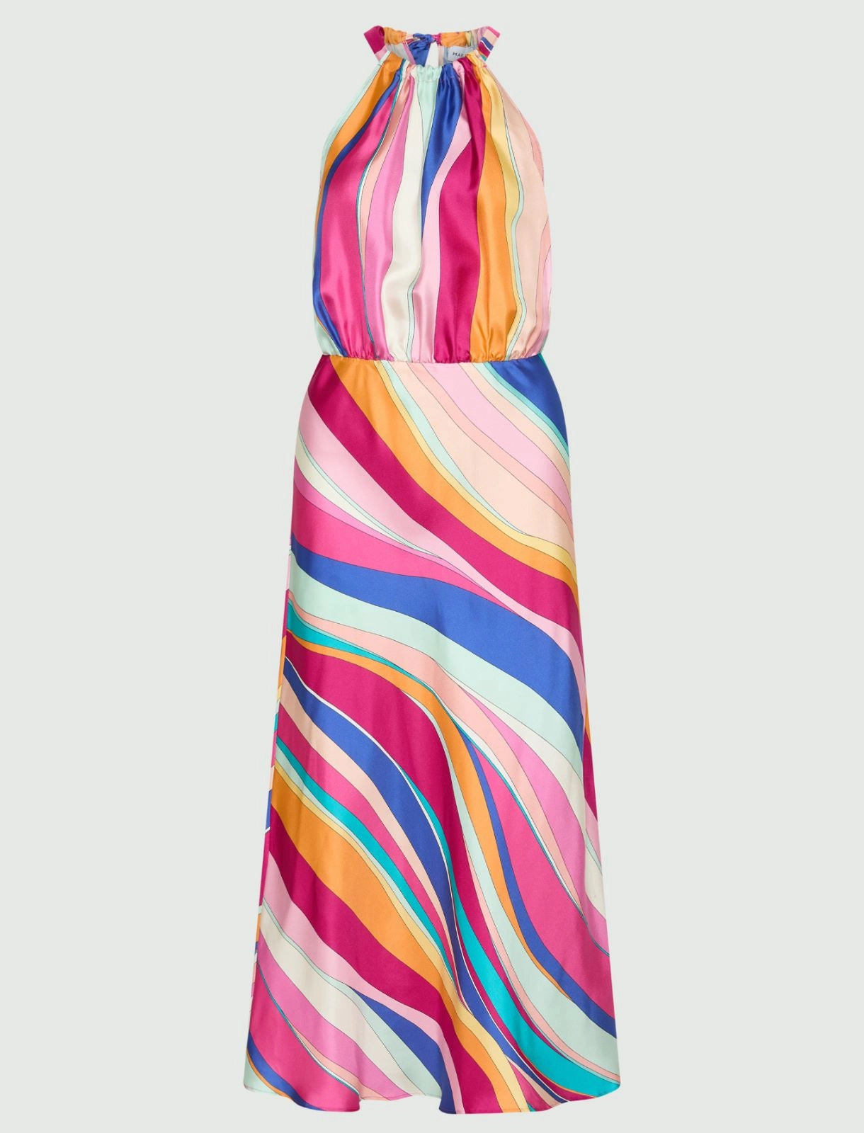 Marella Abito lungo in twill di seta MLLQuite PE26 Marella