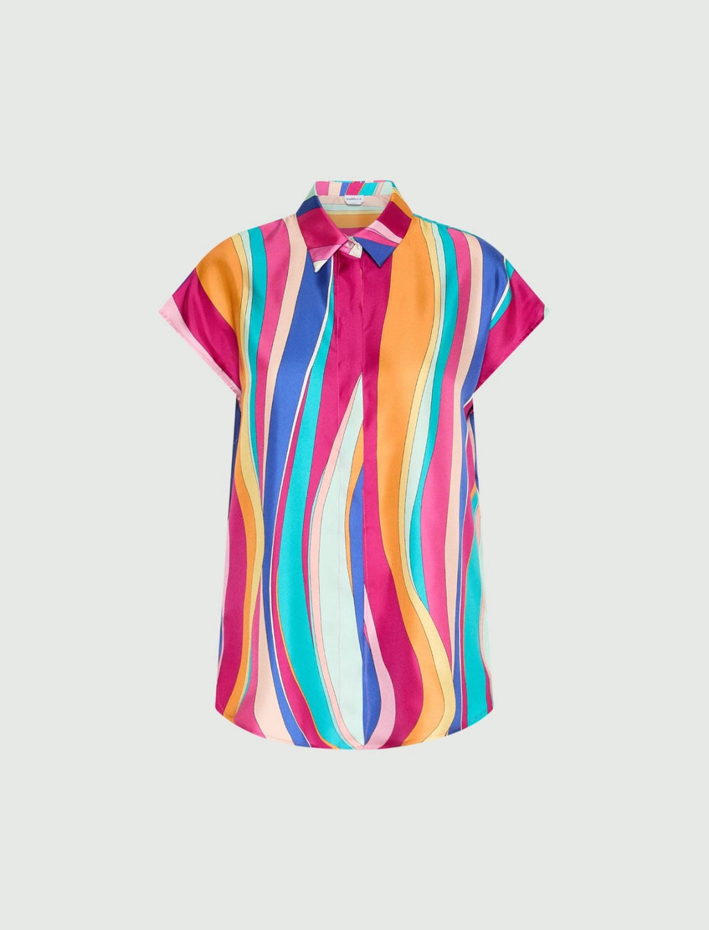 Marella Camicia in seta con nodo sul davanti MLLRecente PE26 Marella