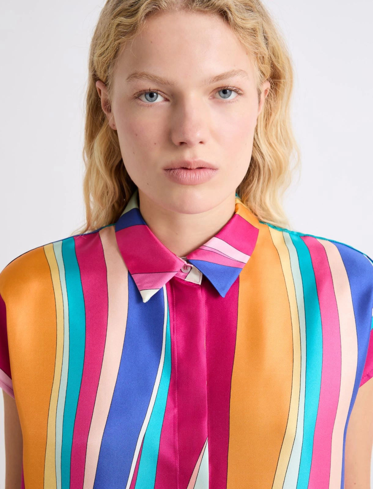 Marella Camicia in seta con nodo sul davanti MLLRecente PE26 Marella