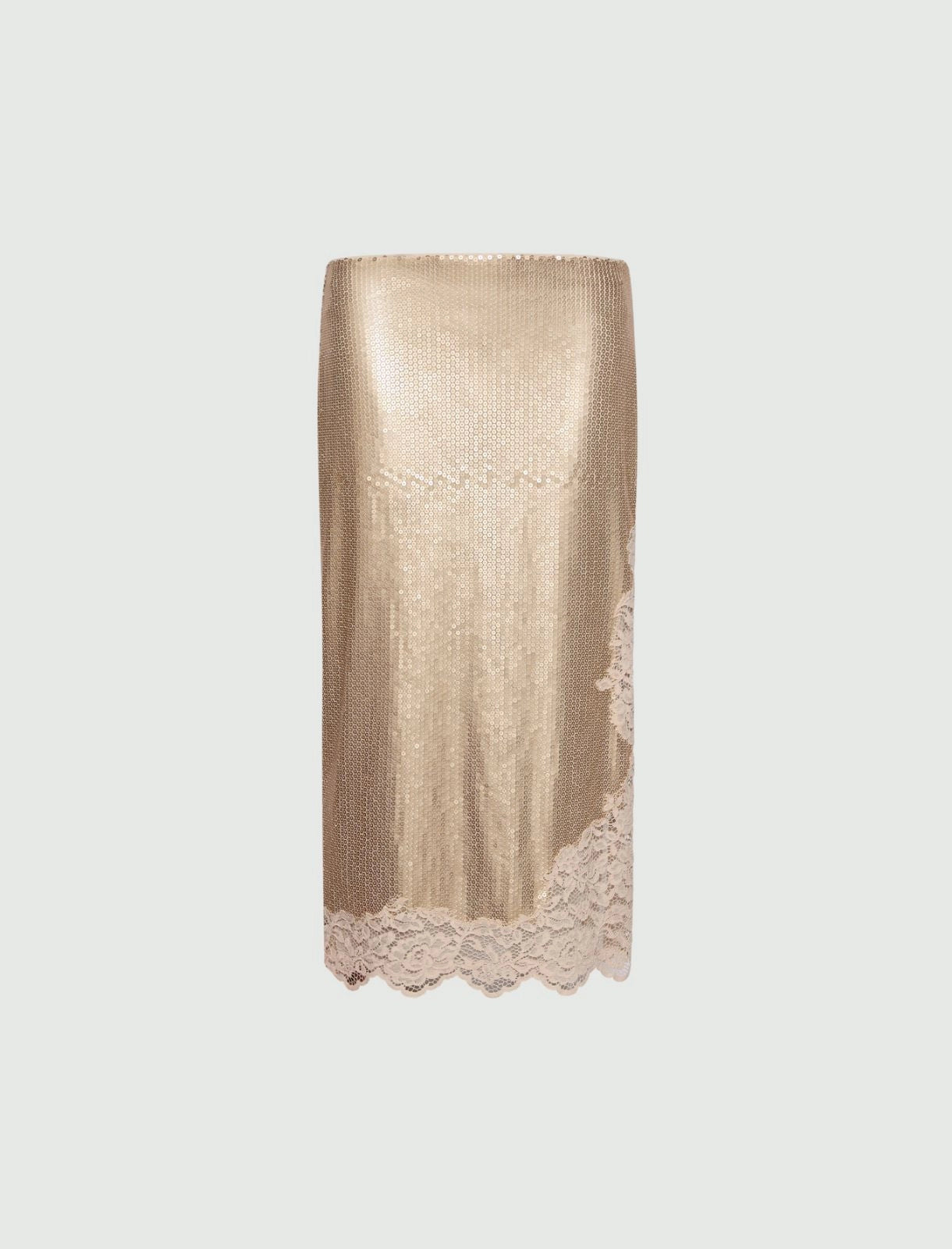 Marella  Gonna in tulle con paillette e pizzo MLLRing AI26 Marella