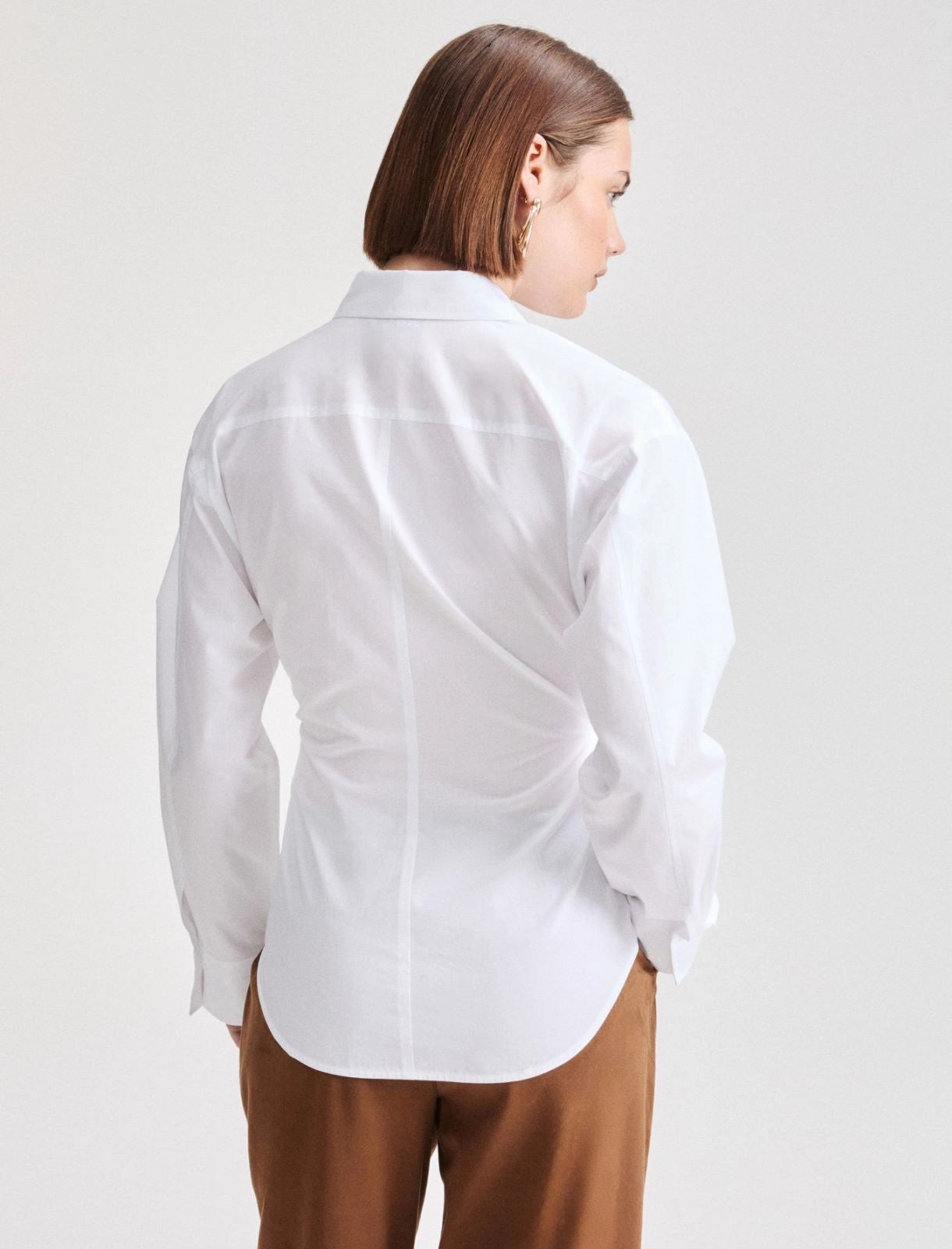Marella Camicia asimmetrica in popeline di cotone MLLSolista AI26 Marella