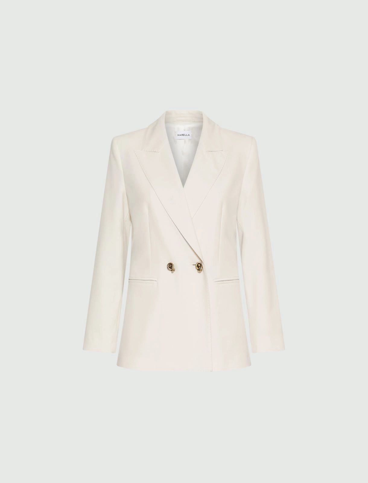 Marella Blazer doppiopetto in tela stretch MLLTropico PE26 Marella