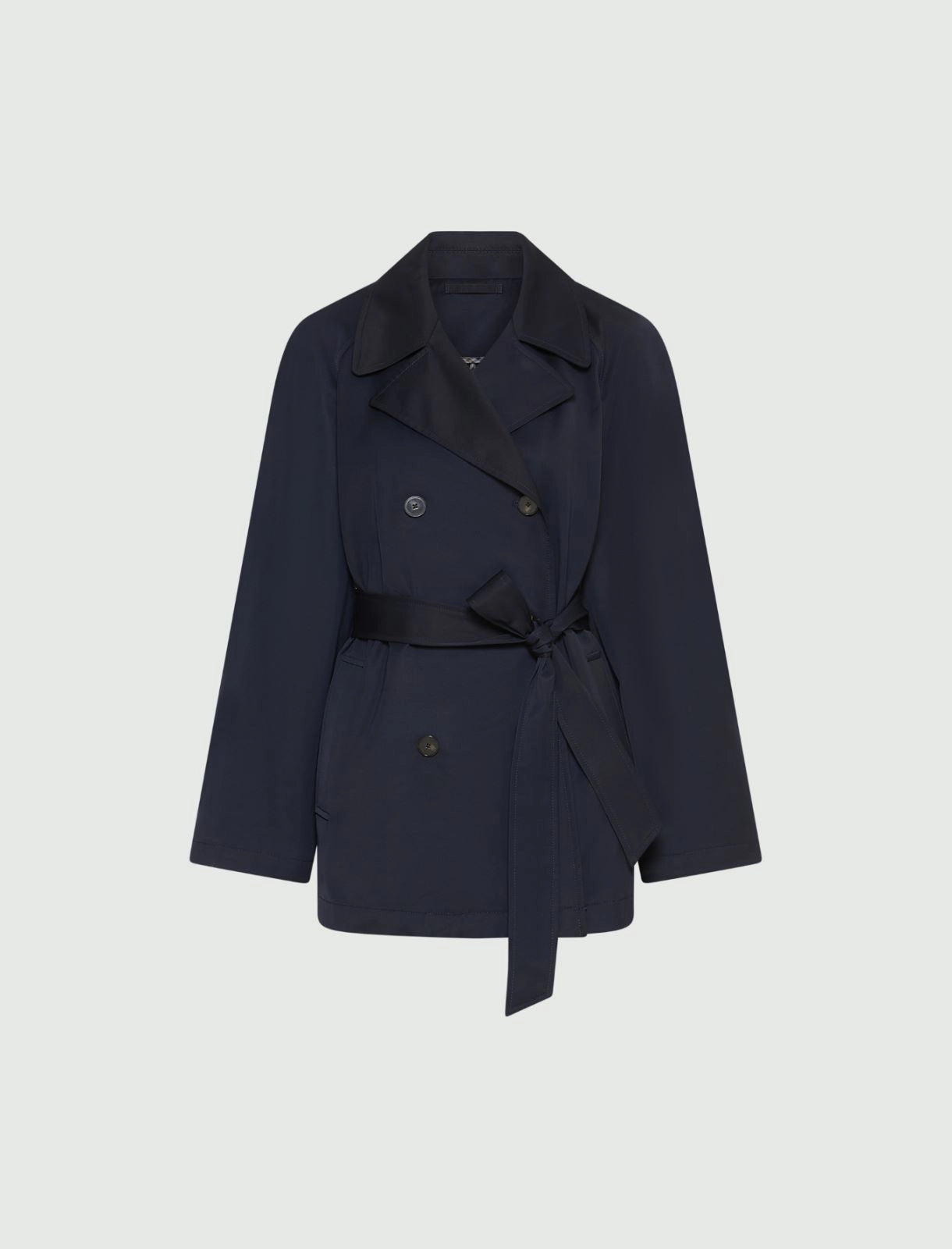 Marella Trench in cotone tecnico, blu MLLUmido  PE26 Marella