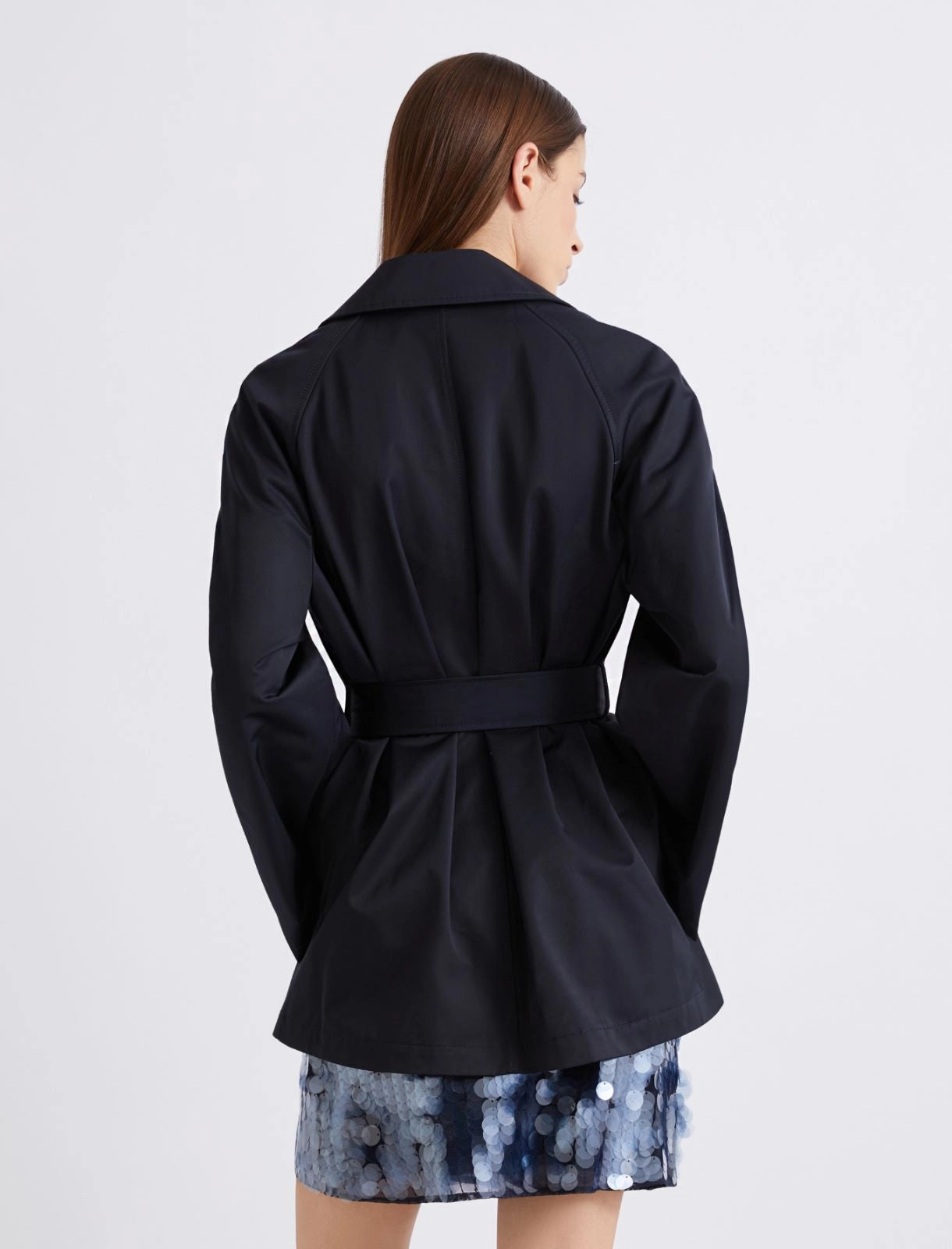 Marella Trench in cotone tecnico, blu MLLUmido  PE26 Marella