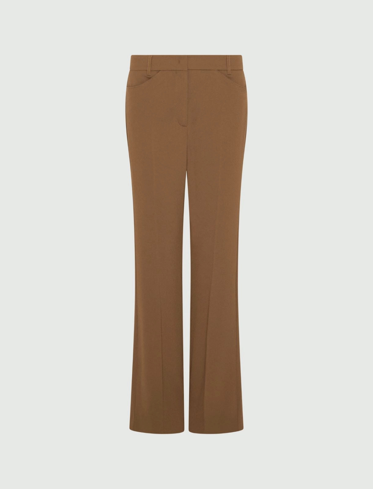 Marella Pantalone mini flare in envers satin MLLValanga AI26 Marella