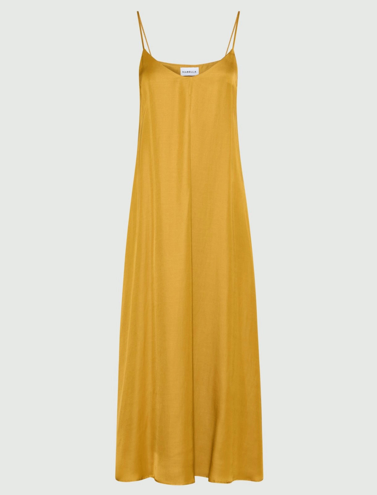 Marella Abito Slip dress in gabardina misto lino MLLVoliera  PE26 Marella