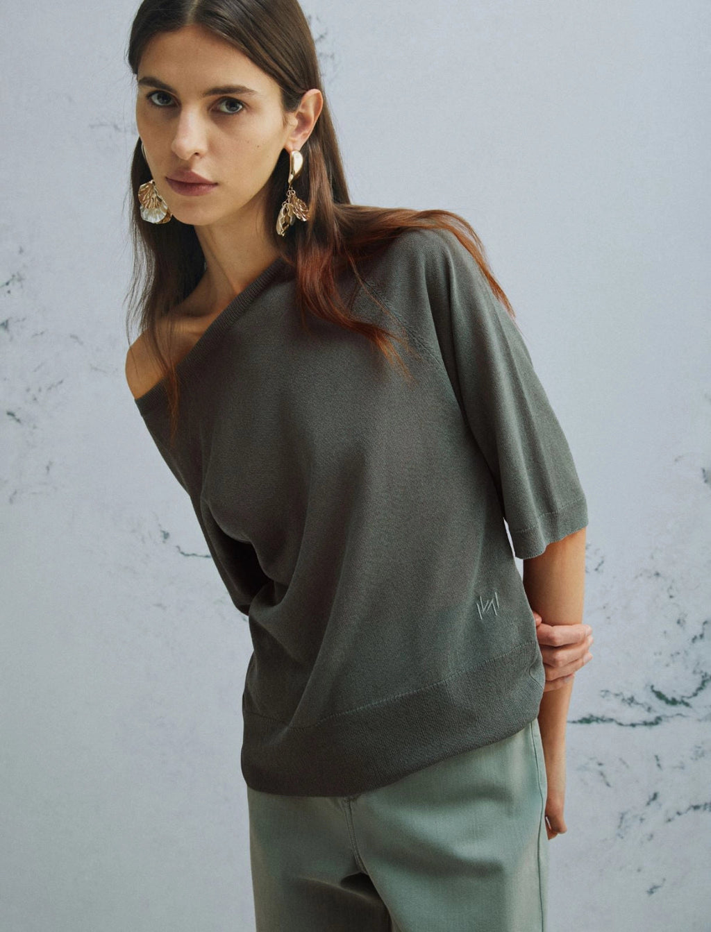 Marella Monochrome Maglia in viscosa aspetto tulle MLMConico PE26 Marella Monochrome
