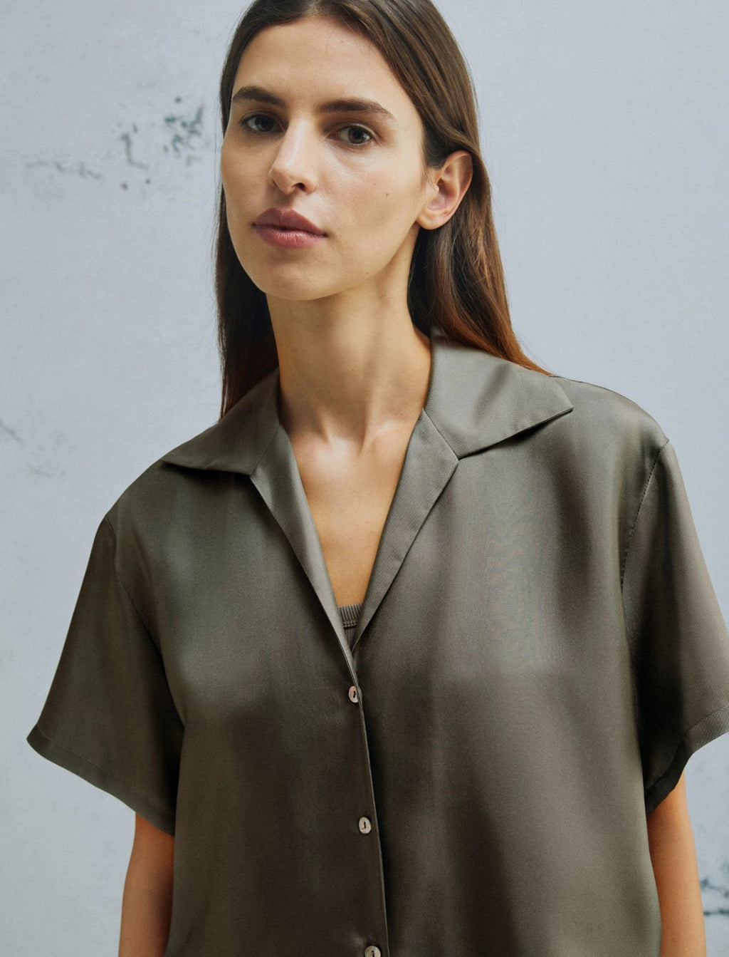 Marella Monochrome Camicia in seta con maniche MLMSegnale PE26 Marella Monochrome