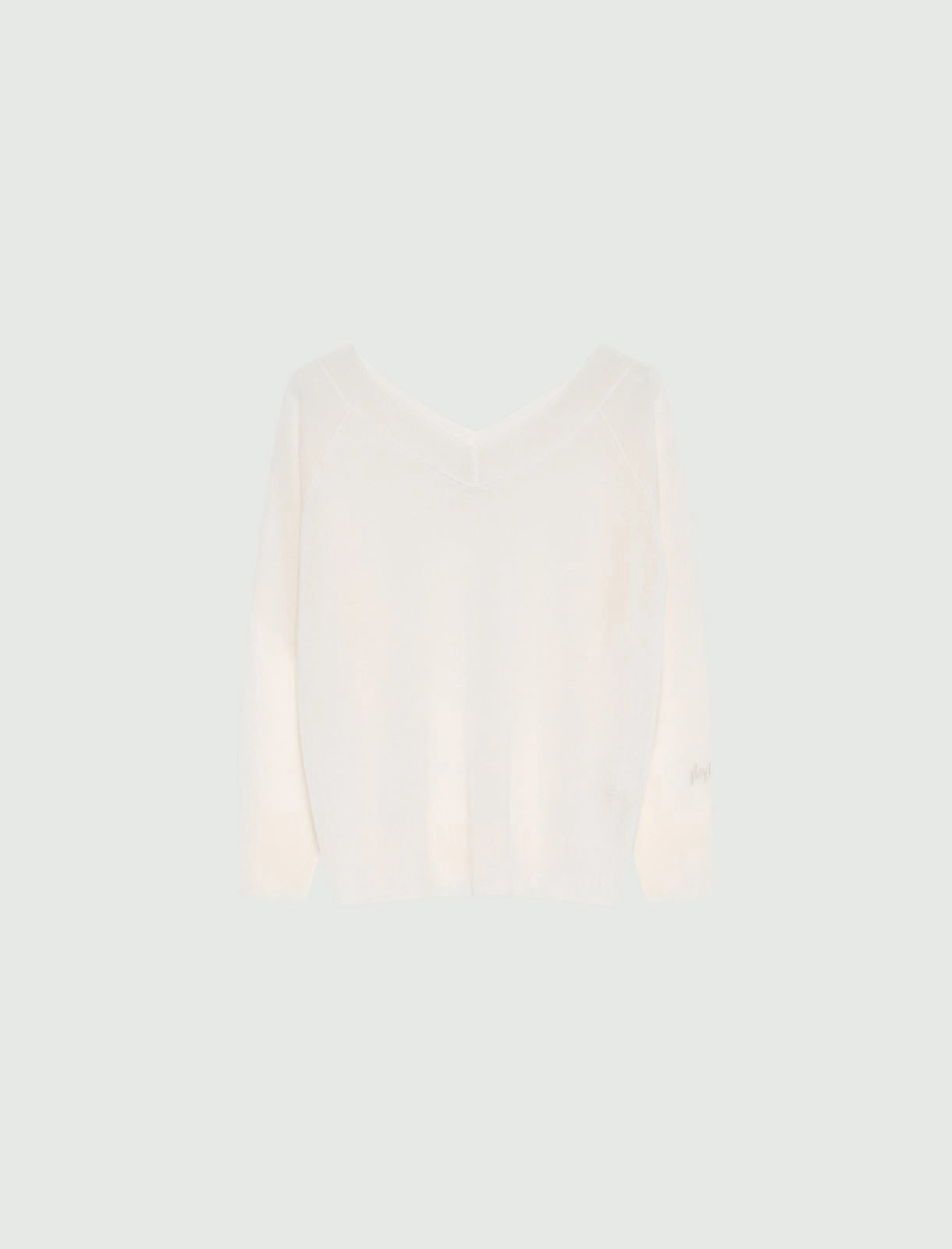 Marella Monochrome Maglia con scollo a V MLMTubo PE26 Marella Monochrome