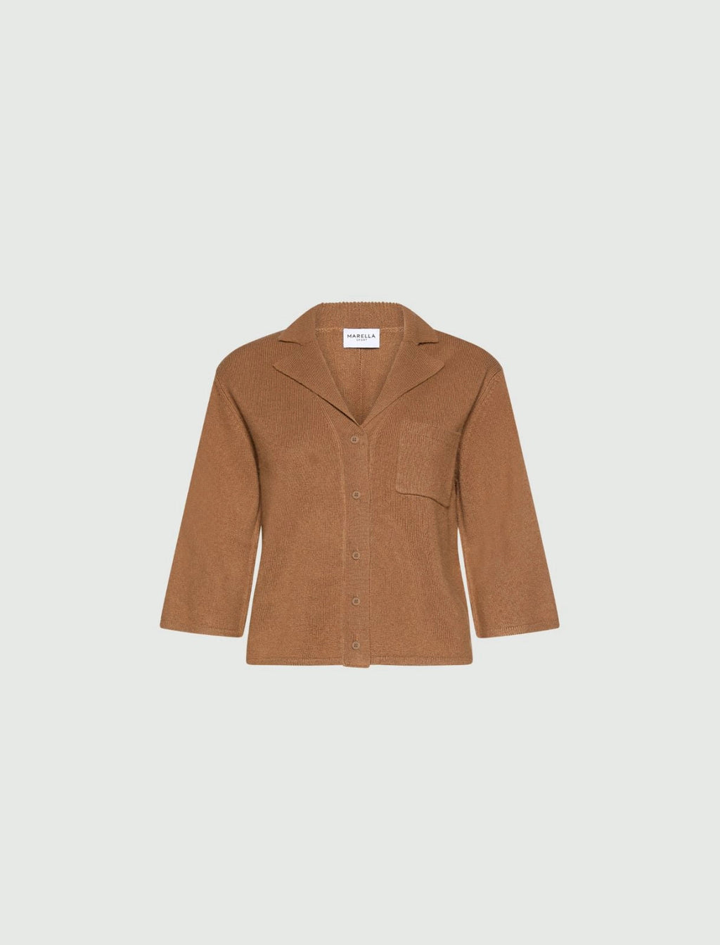 Marella Sport Cardigan camicia boxy in cashmere e lana MLSAlpaca AI26 Marella Sport