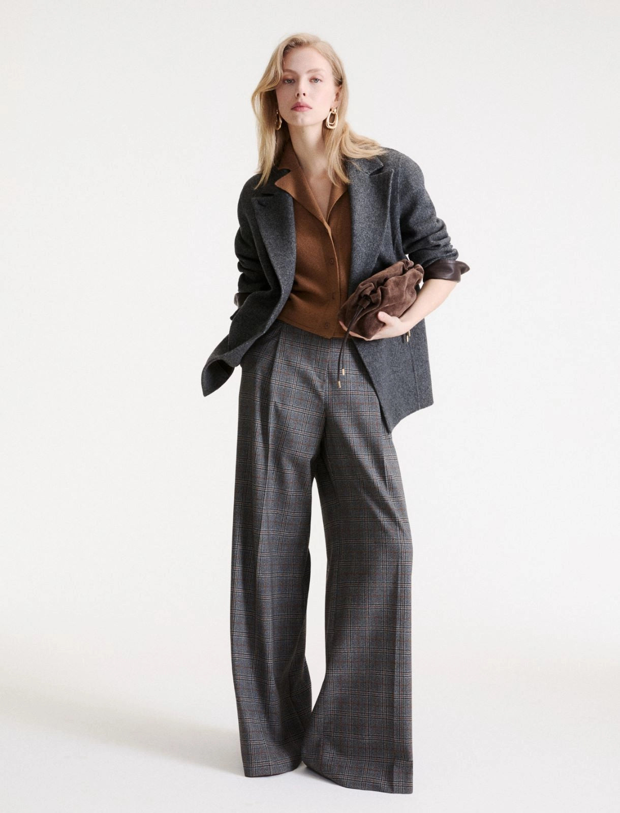 Marella Sport Cardigan camicia boxy in cashmere e lana MLSAlpaca AI26 Marella Sport