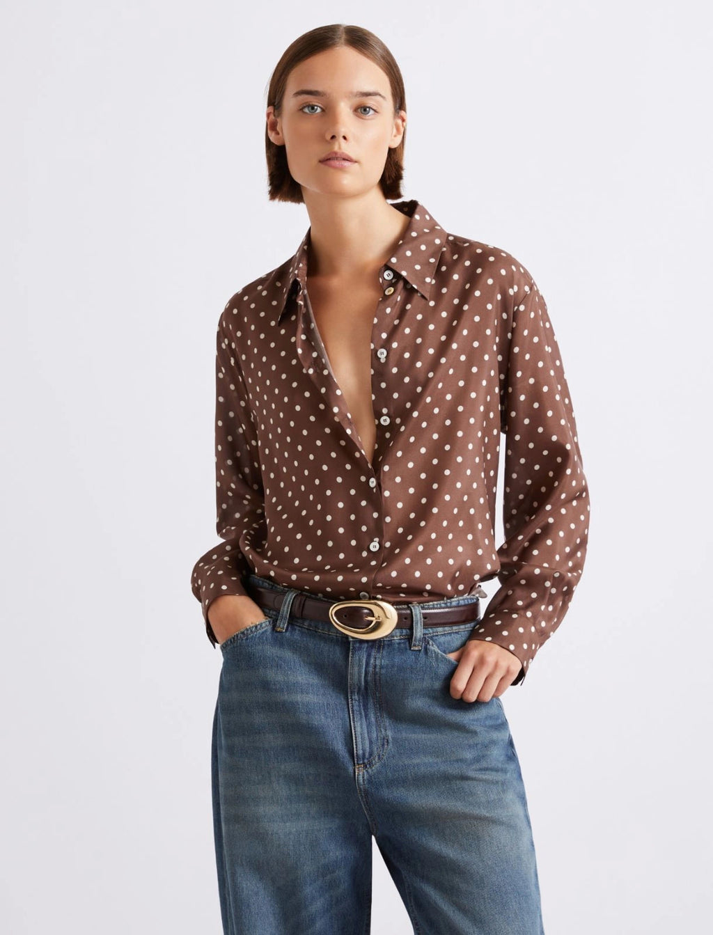 Marella Sport Camicia in seta habotai stampata MLSAngio PE26 Marella Sport