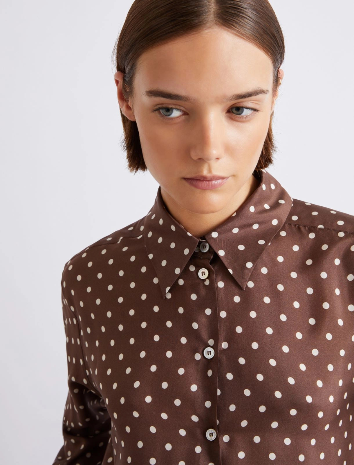 Marella Sport Camicia in seta habotai stampata MLSAngio PE26 Marella Sport