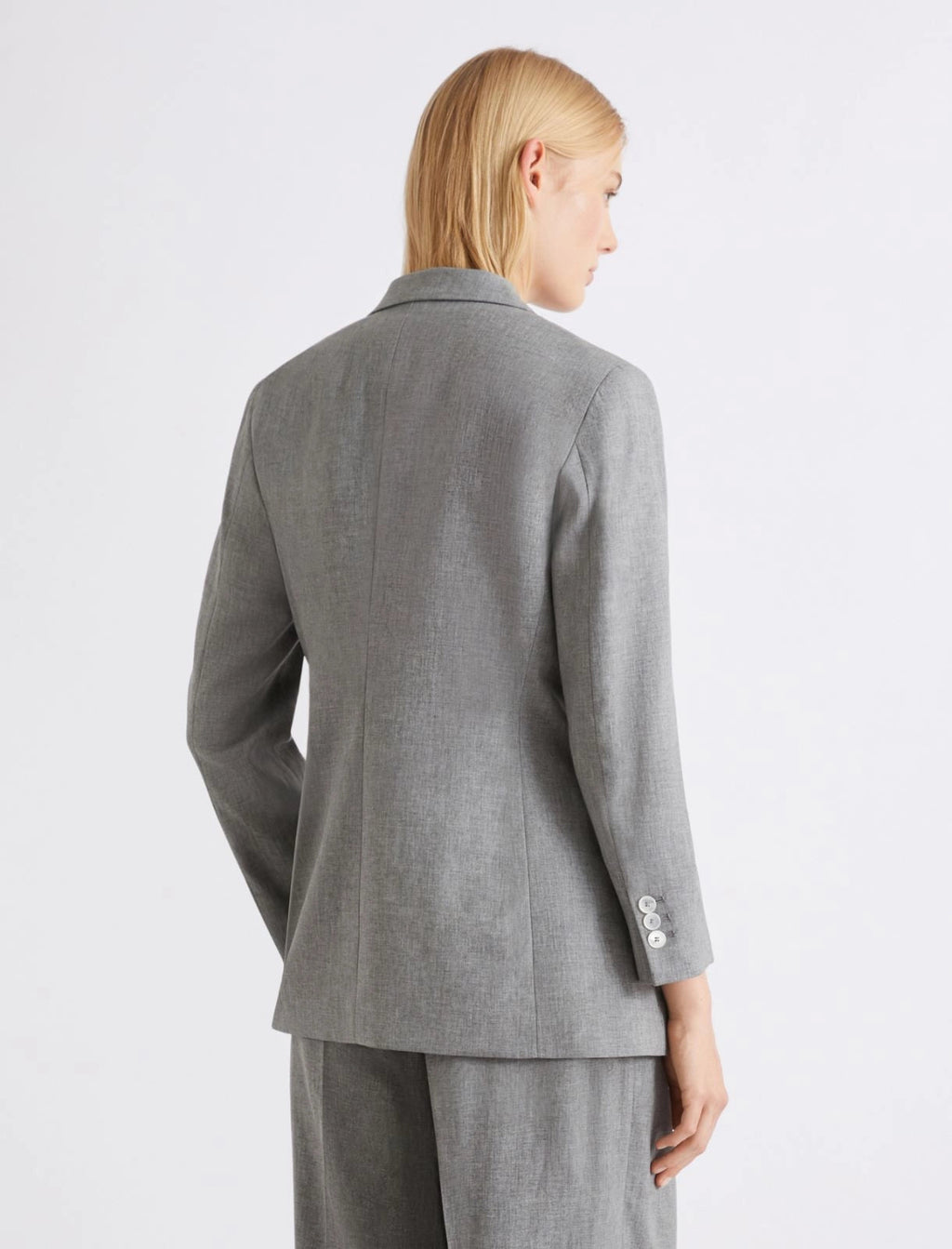 Marella Sport Blazer monopetto in misto lino MLSCachi PE26 Marella Sport