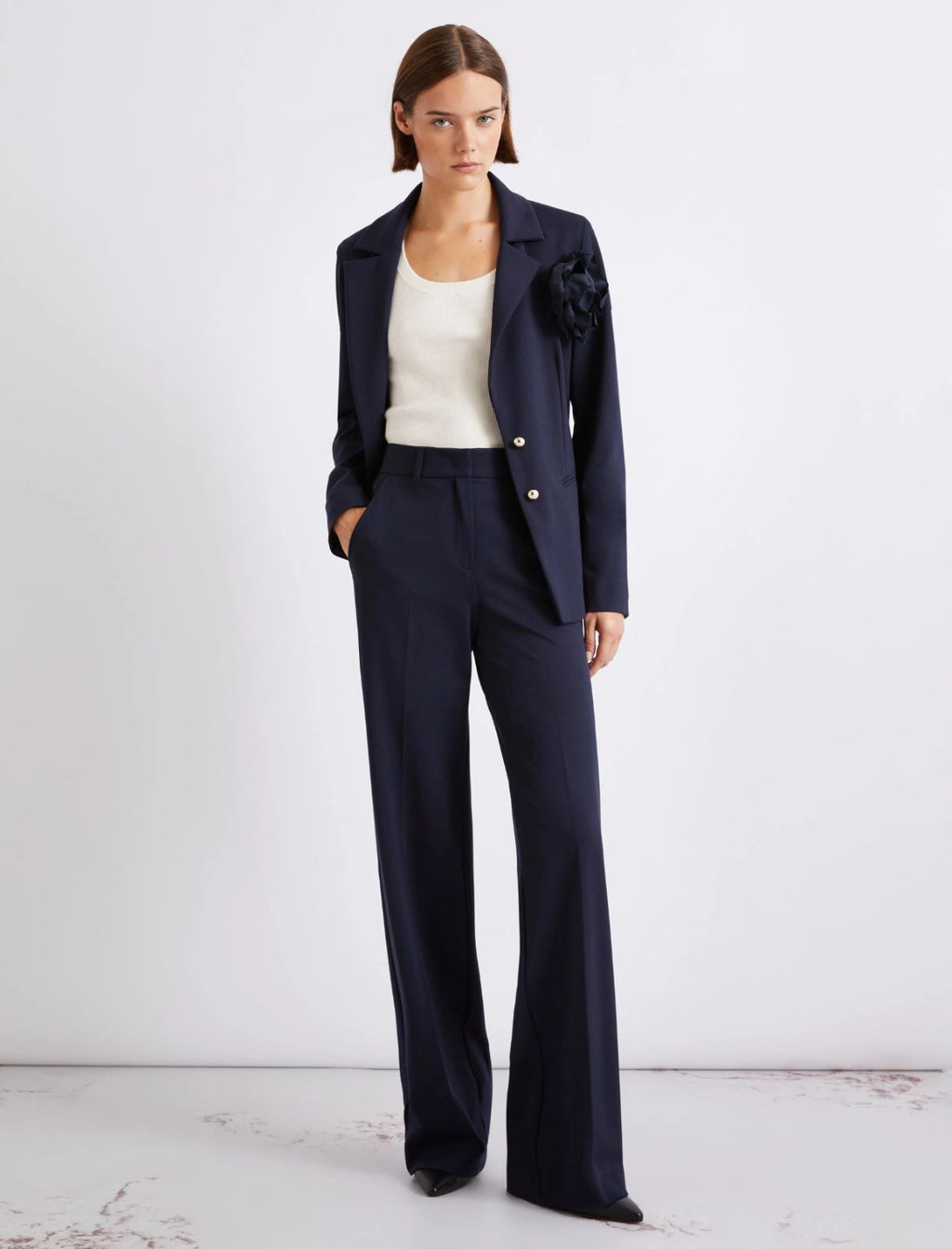 Marella Sport Pantalone slim fit in jersey MLSClarino PE26 Marella Sport