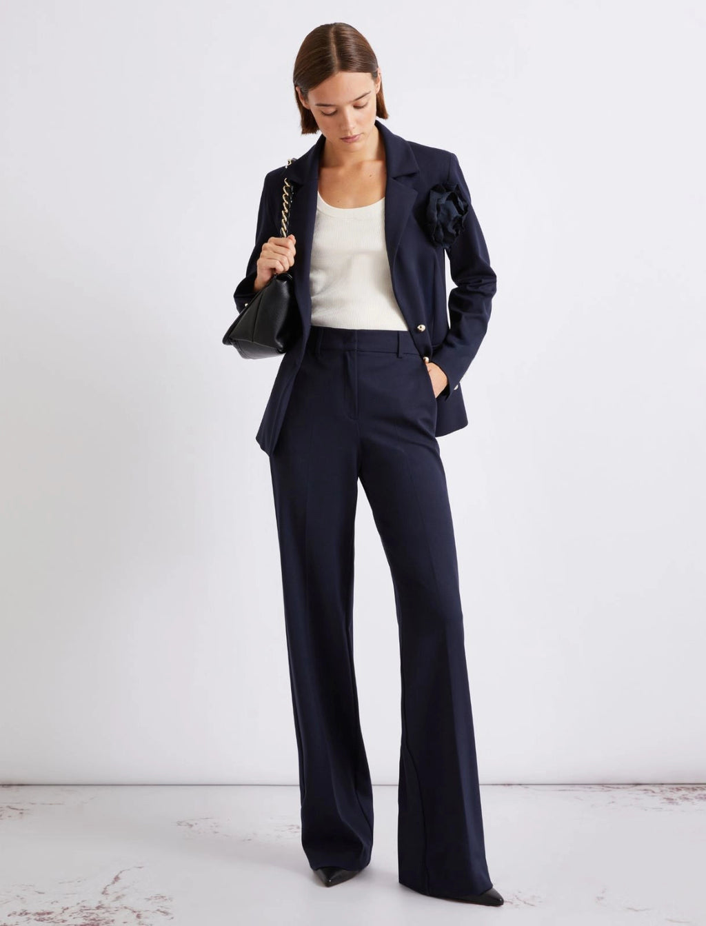Marella Sport Pantalone slim fit in jersey MLSClarino PE26 Marella Sport