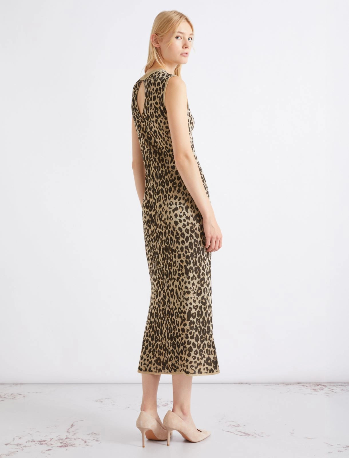 Marella Sport Abito midi in maglia jacquard MLSDuomo PE26 Marella Sport