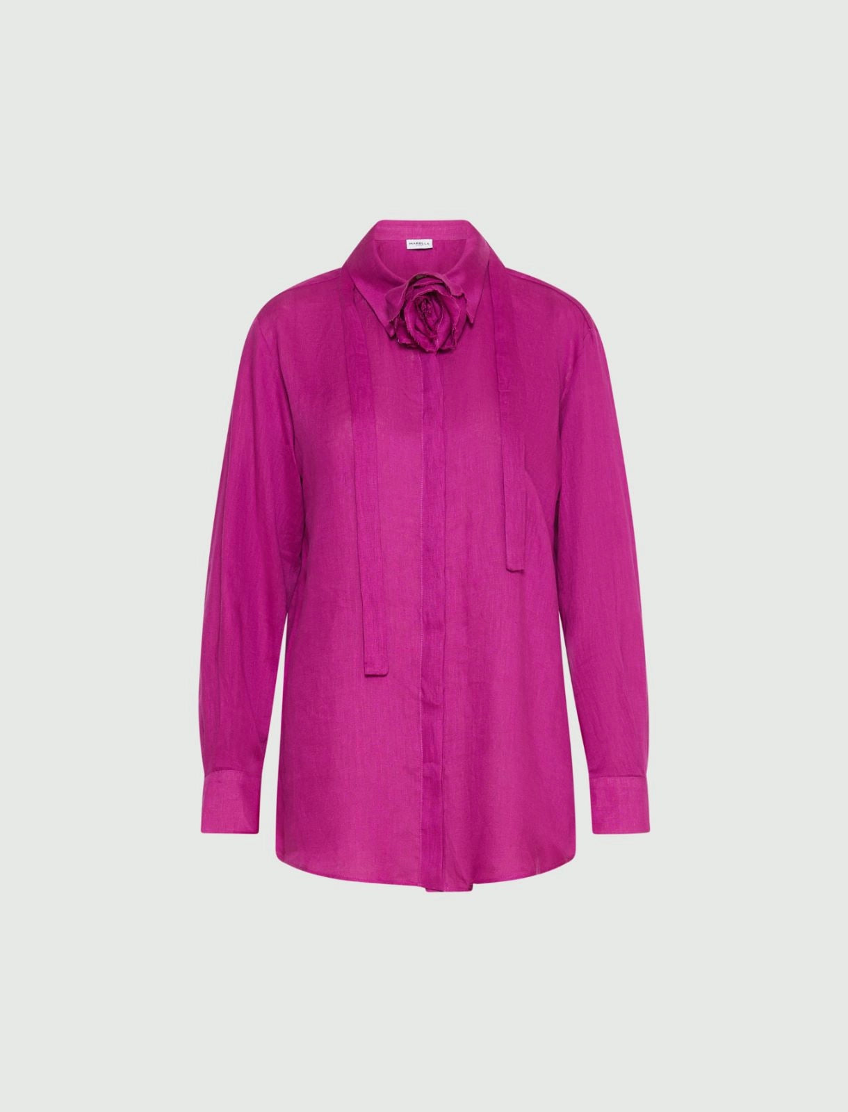 Marella Sport Camicia in puro lino con sciarpina MLSEditore PE26 Marella Sport