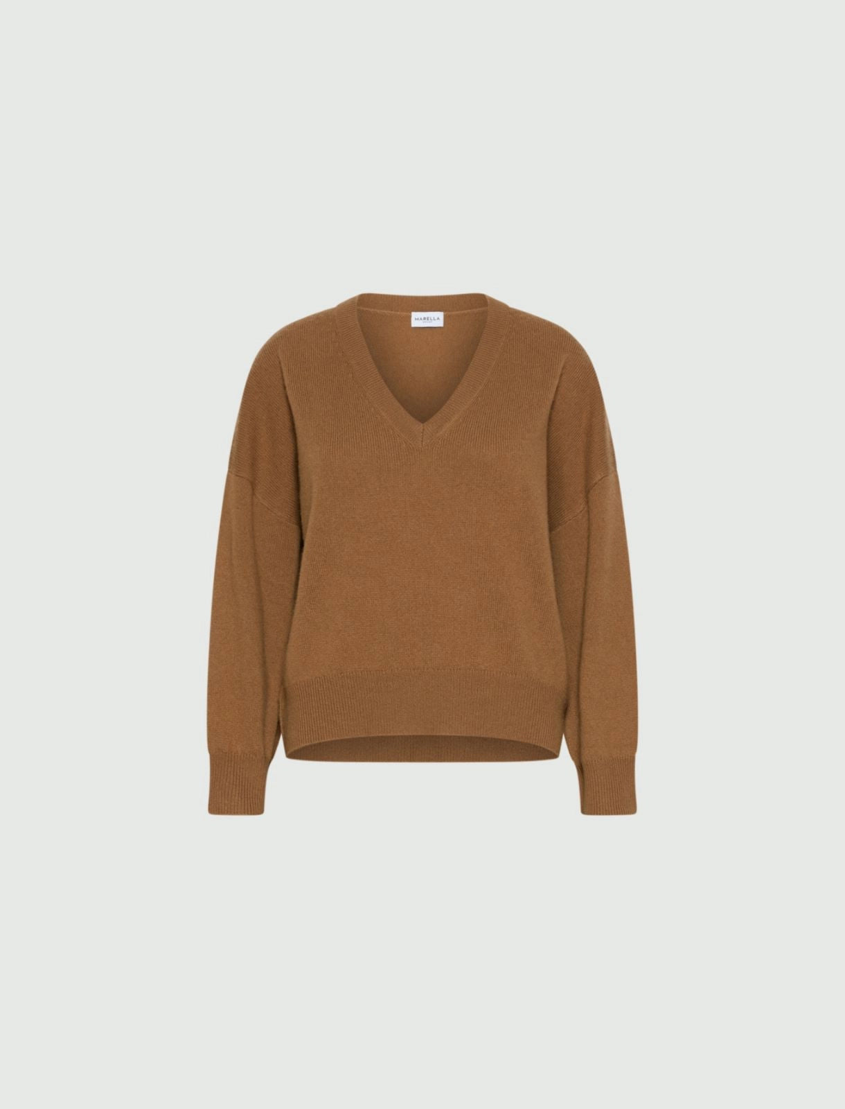 Marella Sport Maglia con collo a V in cashmere e lana MLSEditore AI26 Marella Sport