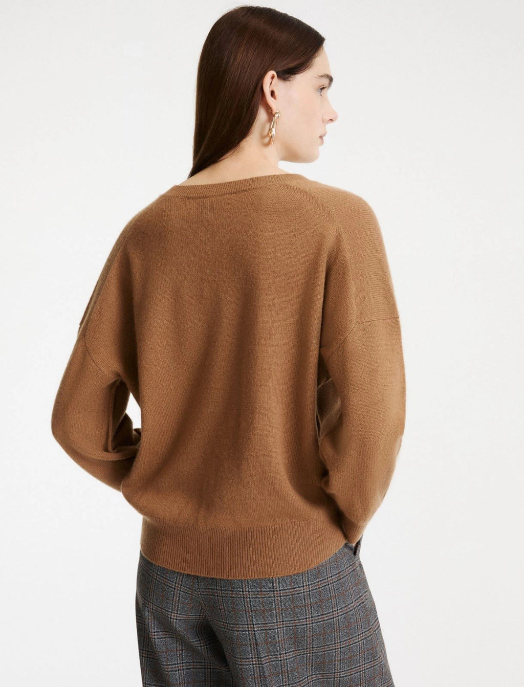 Marella Sport Maglia con collo a V in cashmere e lana MLSEditore AI26 Marella Sport
