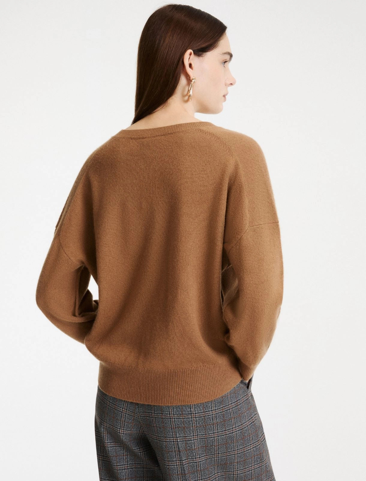 Marella Sport Maglia con collo a V in cashmere e lana MLSEditore AI26 Marella Sport