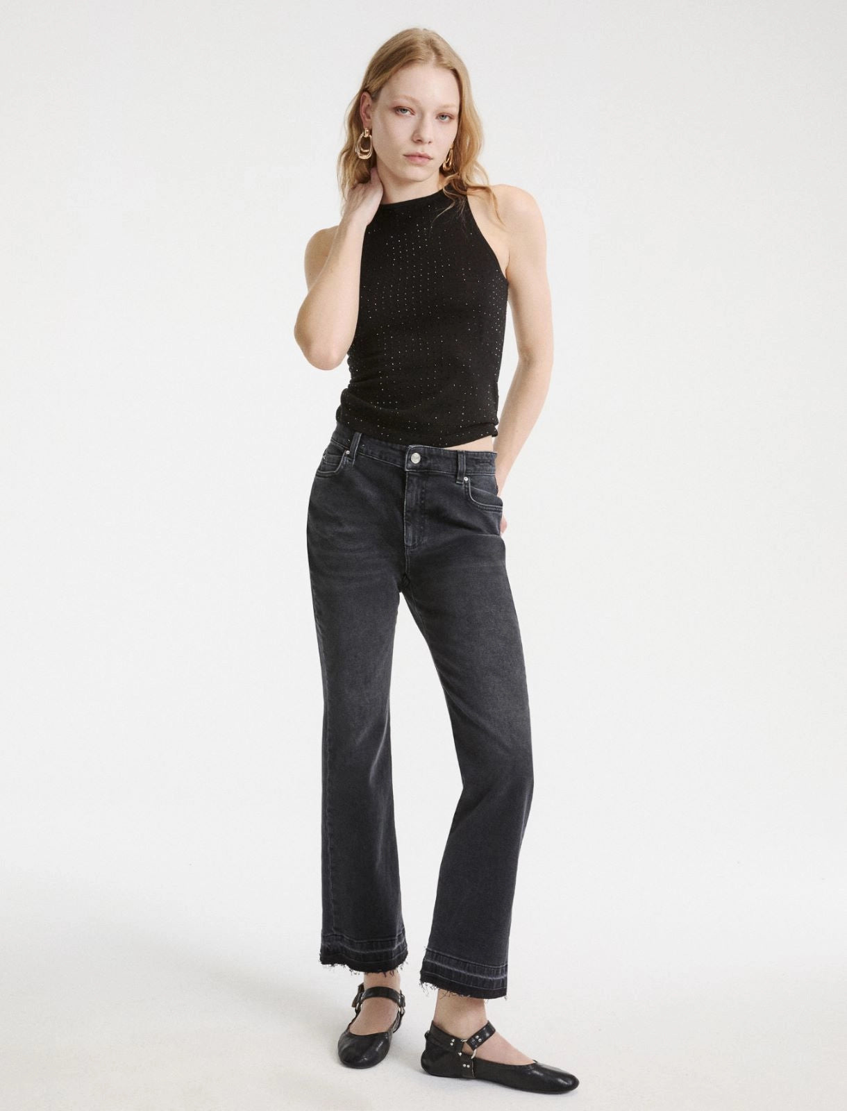 Marella Sport Jeans new flare in denim MLSFcrop AI26 Marella Sport