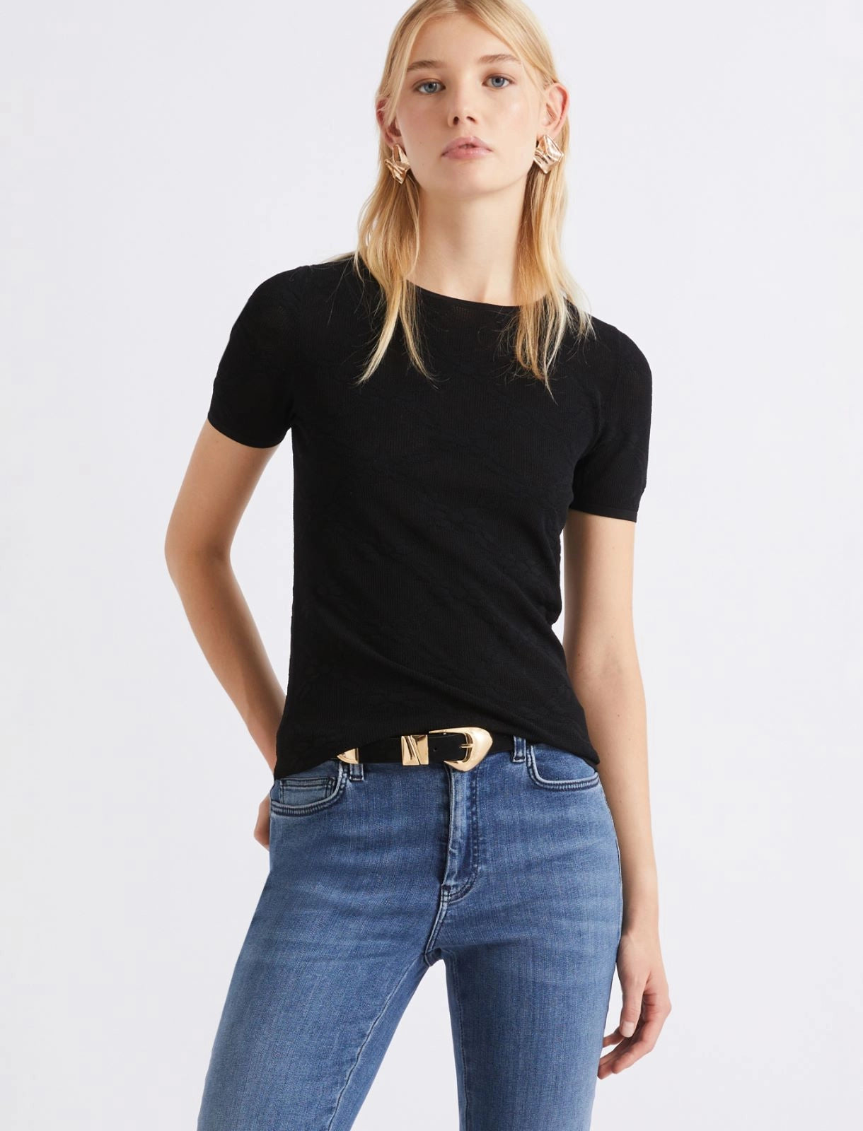 Marella Sport T-shirt in maglia pizzo ultra light MLSGamma PE26 Marella Sport