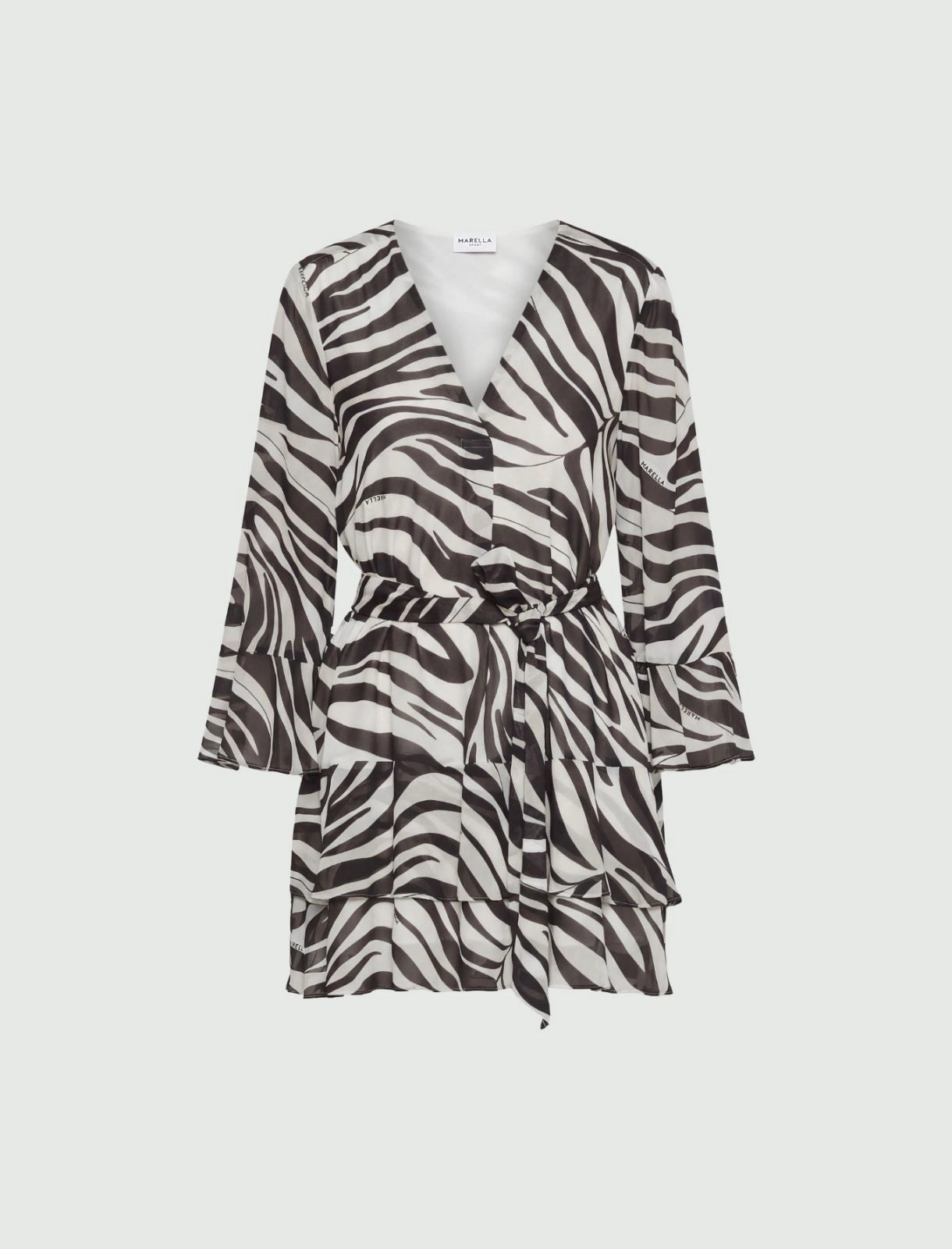 Marella Sport  Abito con balze in georgette di viscosa PE26 Marella Sport