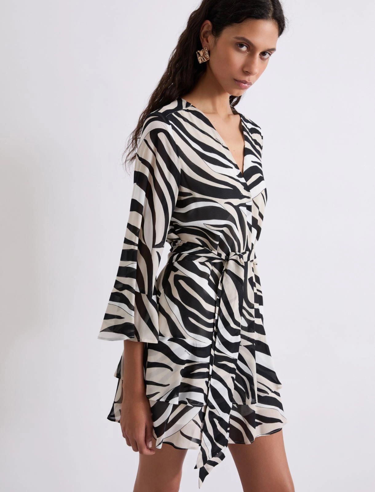 Marella Sport  Abito con balze in georgette di viscosa PE26 Marella Sport