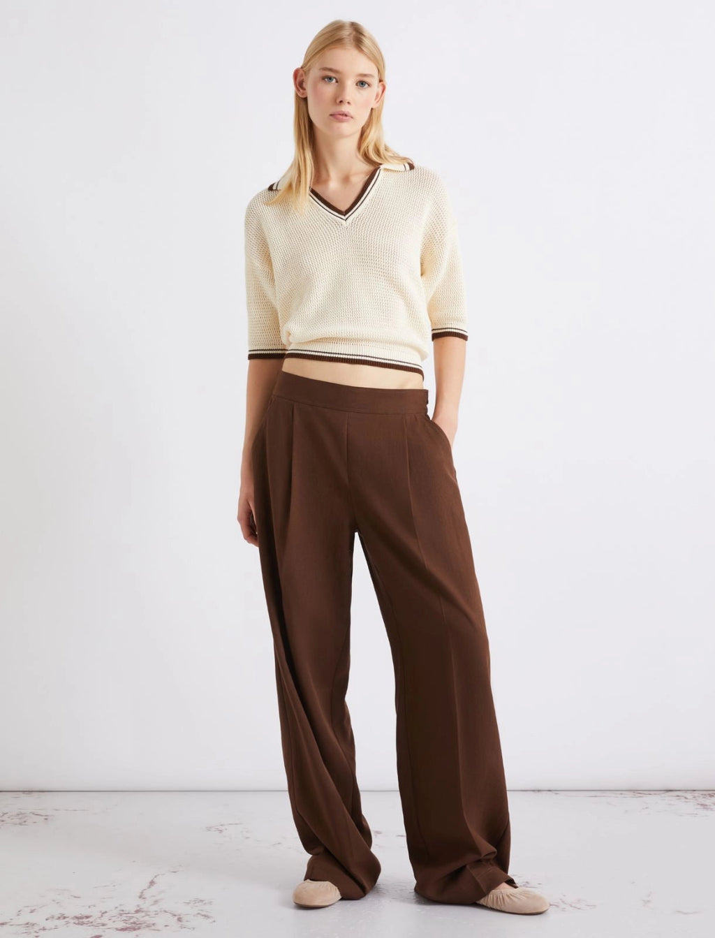 Marella Sport Pantalone misto lino lavato MLSTarga PE26 Marella Sport