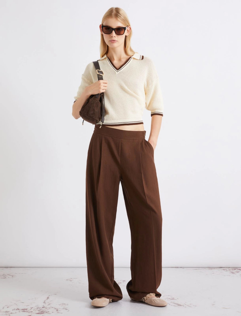 Marella Sport Pantalone misto lino lavato MLSTarga PE26 Marella Sport