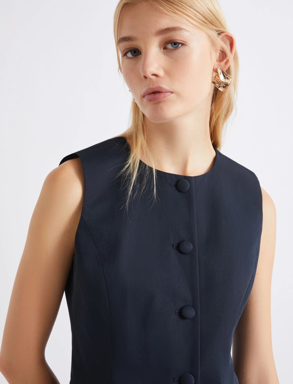 Marella Sport Gilet in gabardina di cotone MLSValvola PE26 Marella