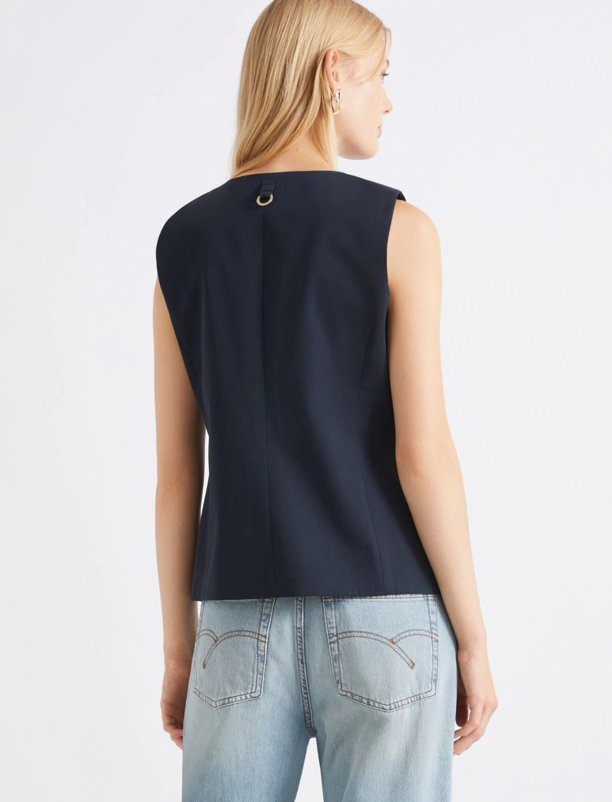 Marella Sport Gilet in gabardina di cotone MLSValvola PE26 Marella