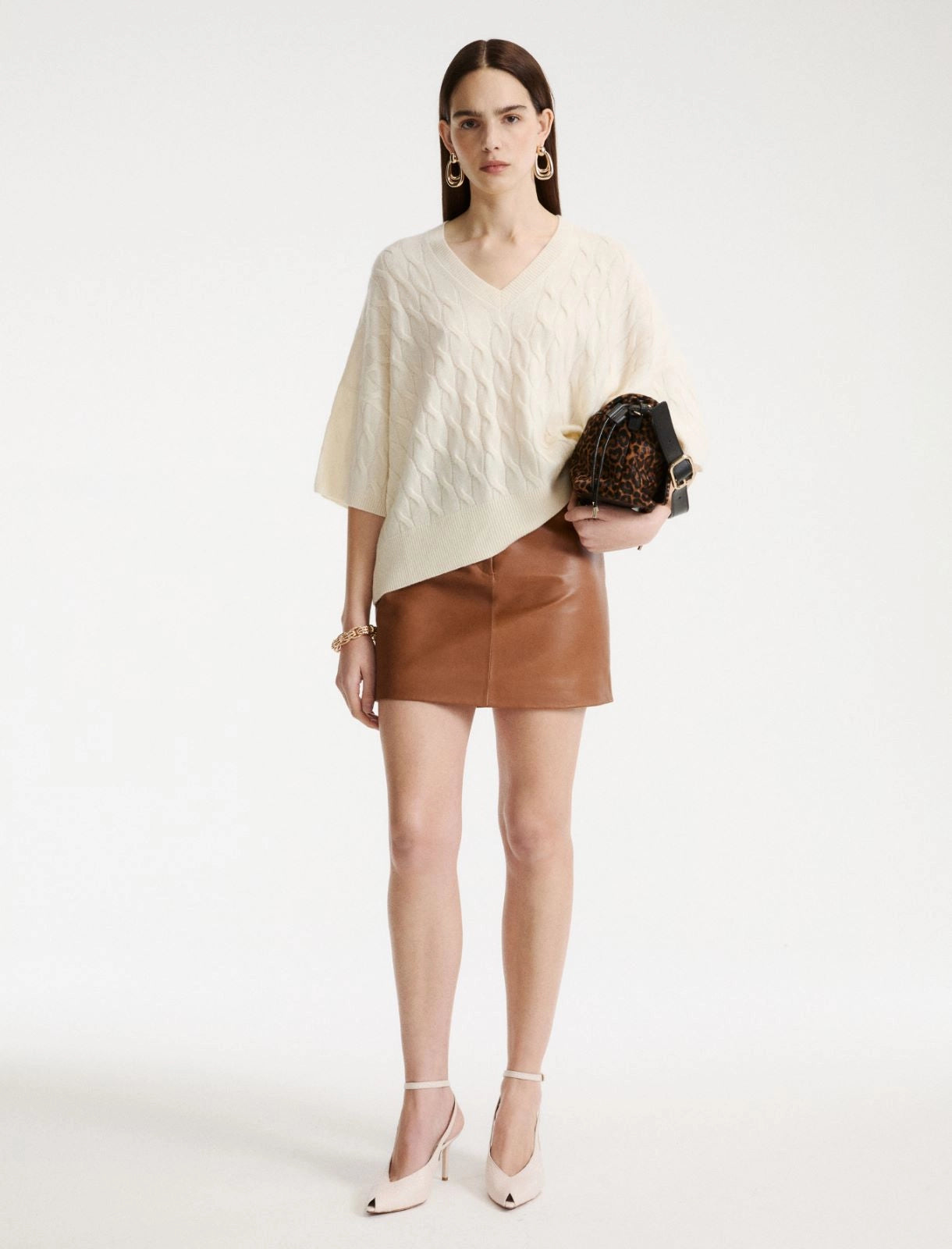 Marella Sport Maglia a trecce in cashmere MLSVespa AI26 Marella Sport