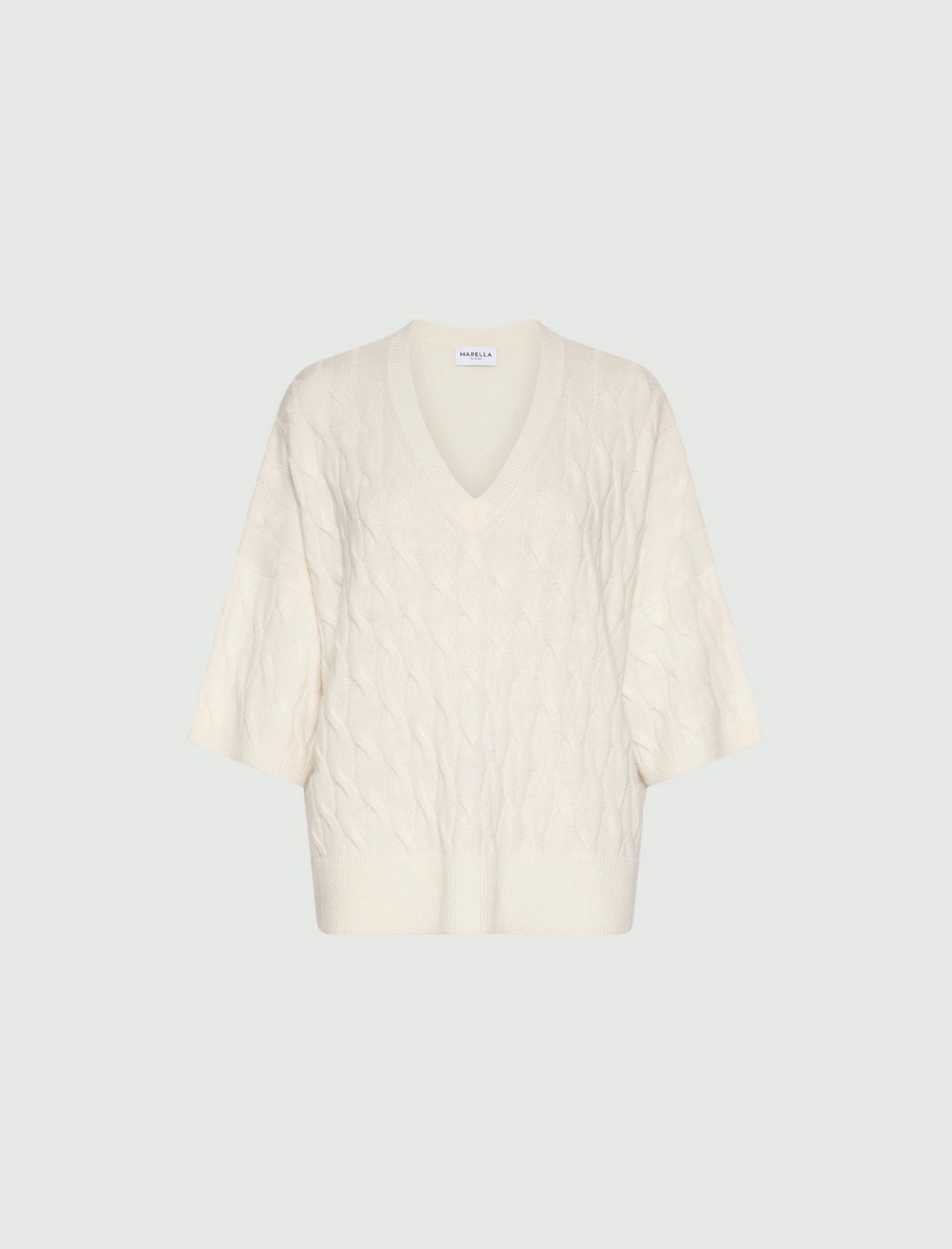 Marella Sport Maglia a trecce in cashmere MLSVespa AI26 Marella Sport