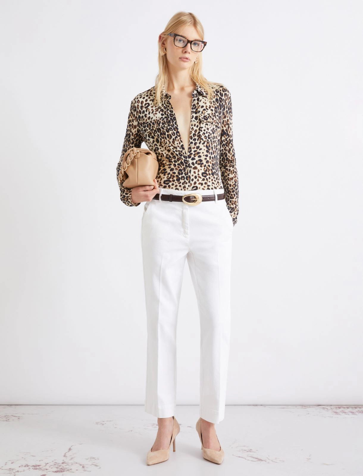 Marella Sport Camicia aderente in jersey stampata MLSVinci PE26 Marella Sport