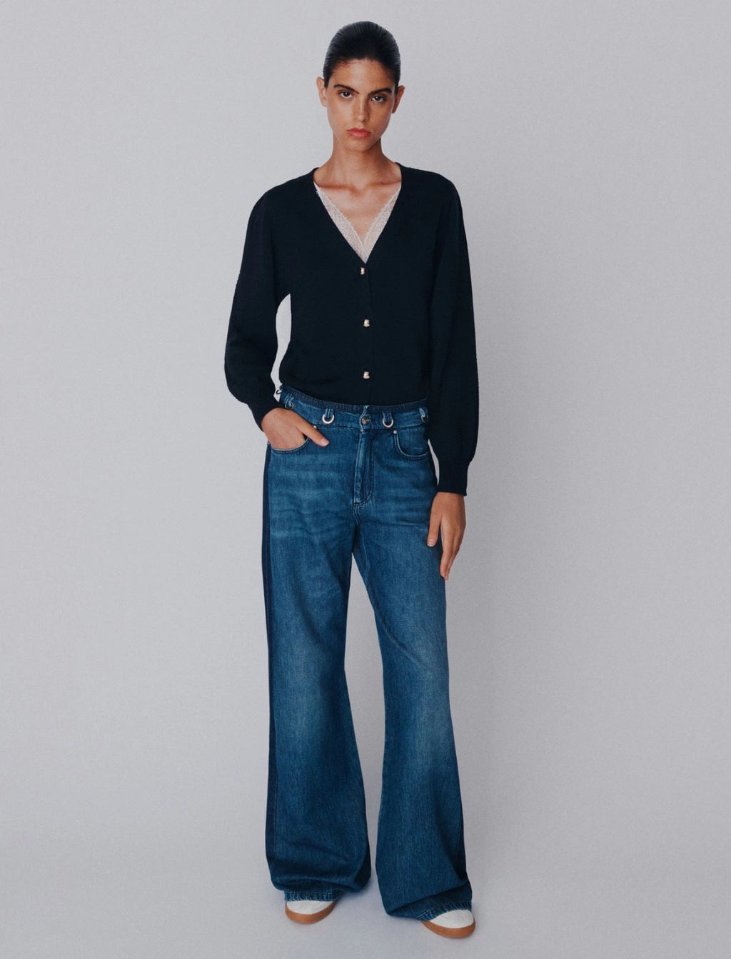 Marella Sport Jeans wide leg a vita alta in denim MLSWleg2 PE26 Marella Sport